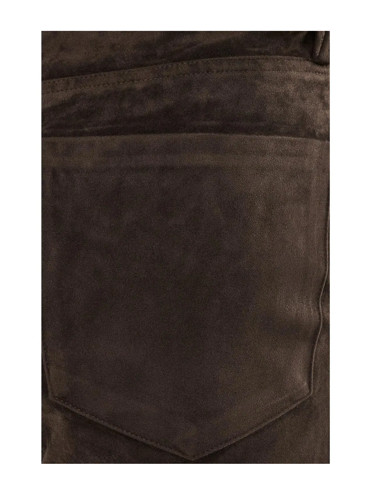 Джинсы зауженные из замши The Suede Margot Slim Joe'S Jeans — изображение 5 из 5, коричневый