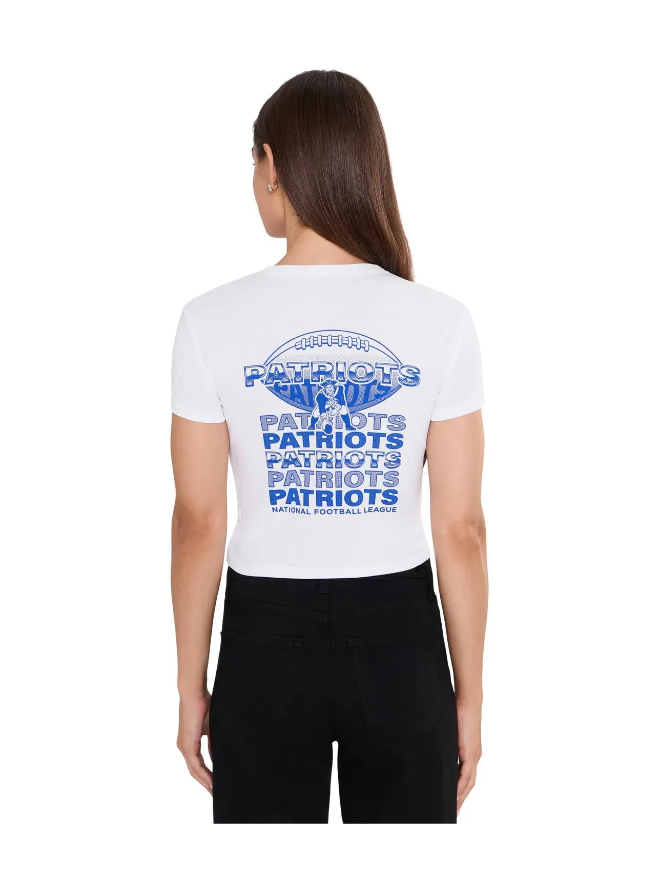Детская футболка NFL New England Patriots Repeat Baby Tee Junk Food Clothing — изображение 4 из 5, белый
