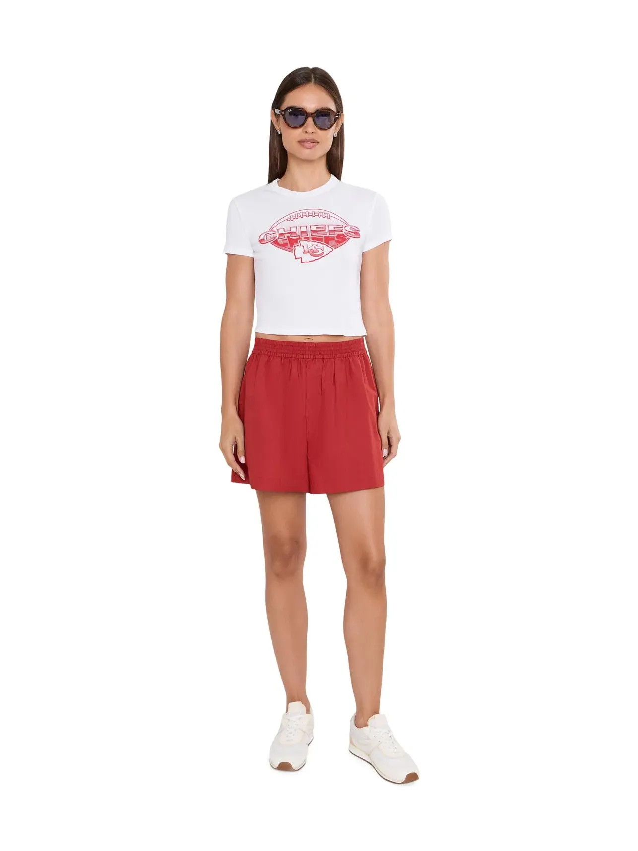 Детская футболка NFL Kansas City Chiefs Repeat Baby Tee Junk Food Clothing — изображение 2 из 5, белый