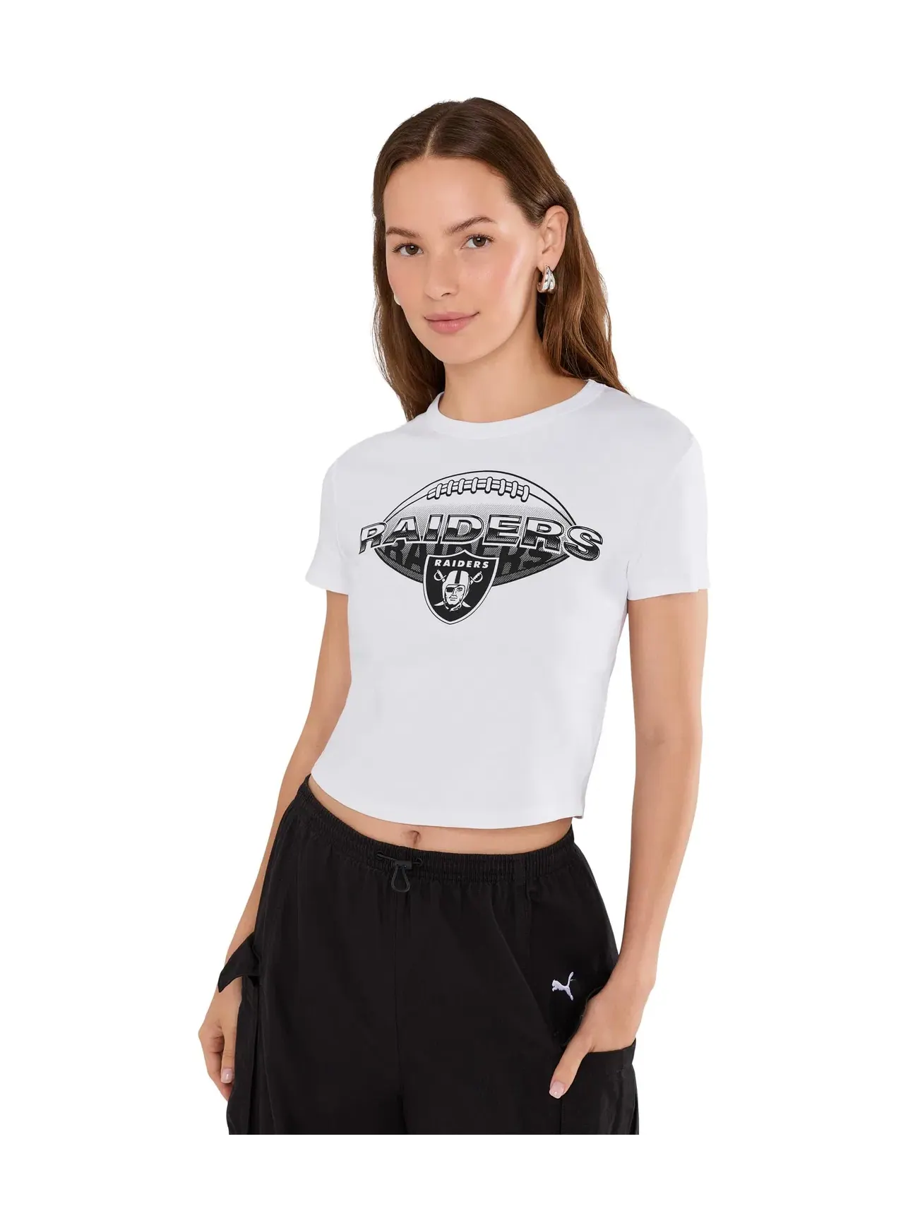 Детская футболка NFL Las Vegas Raiders Repeat Junk Food Clothing — изображение 1 из 5, белый