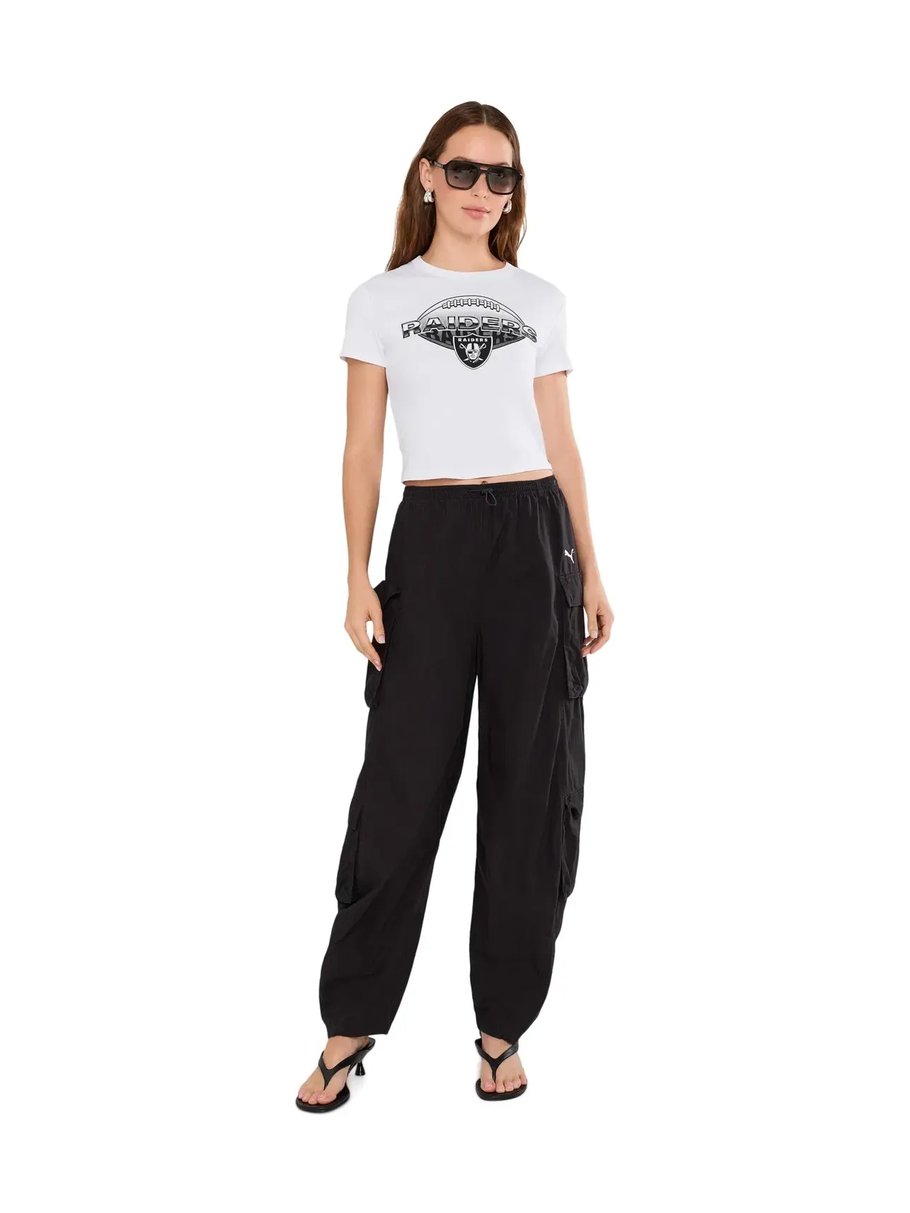Детская футболка NFL Las Vegas Raiders Repeat Junk Food Clothing — изображение 2 из 5, белый