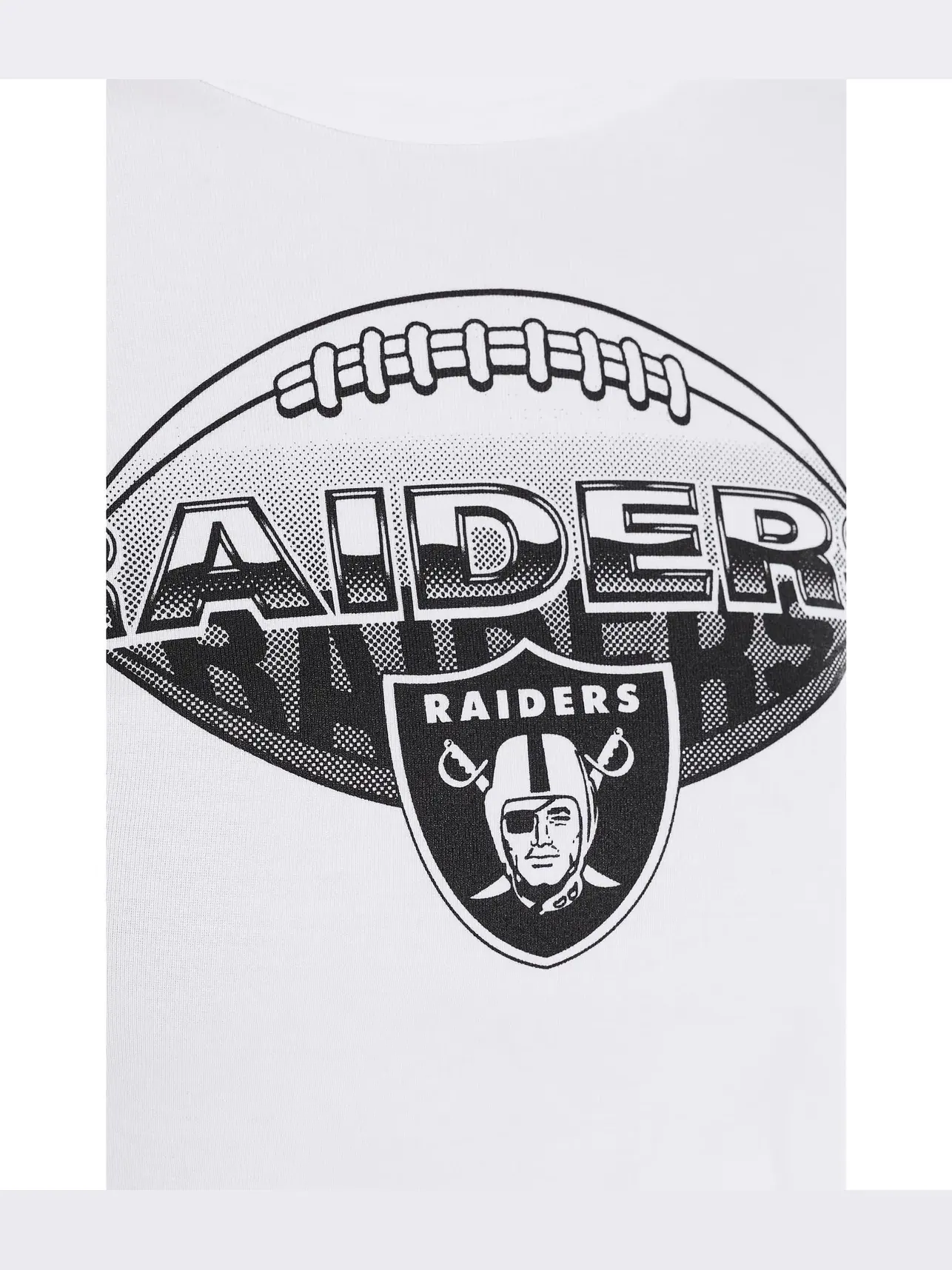 Детская футболка NFL Las Vegas Raiders Repeat Junk Food Clothing — изображение 5 из 5, белый