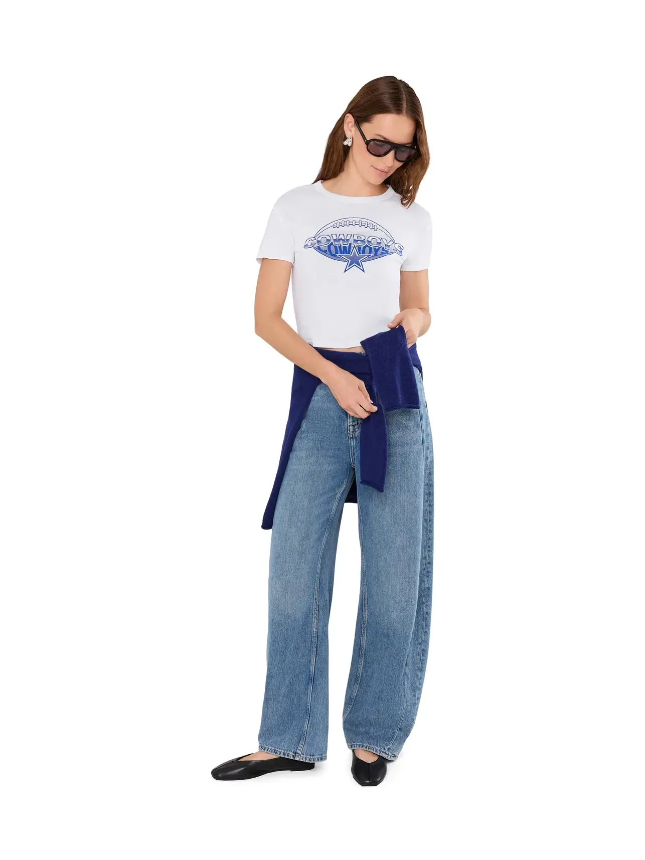 Детская футболка NFL Dallas Cowboys Repeat Baby Tee Junk Food Clothing — изображение 2 из 5, белый