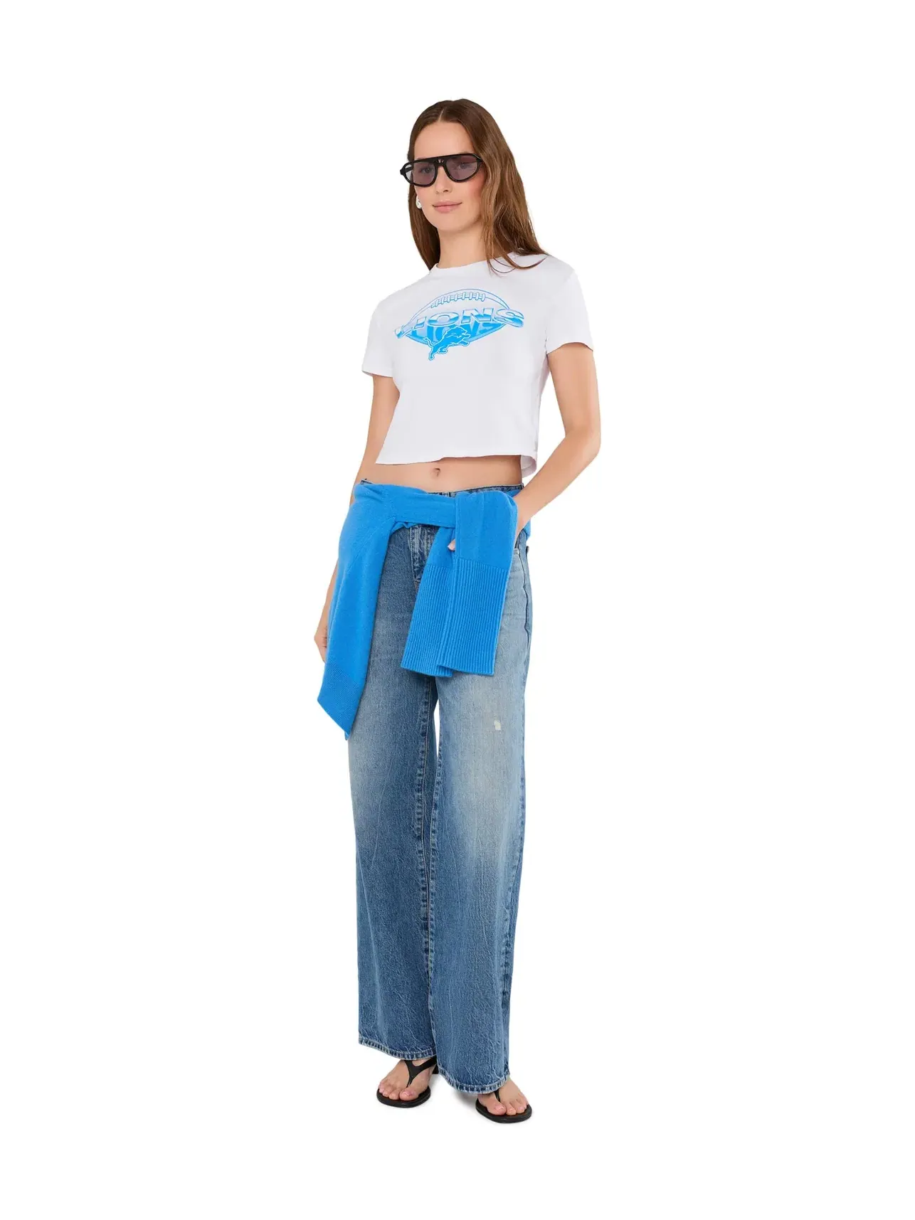 Детская футболка NFL Detroit Lions Repeat Baby Tee Junk Food Clothing — изображение 2 из 5, белый