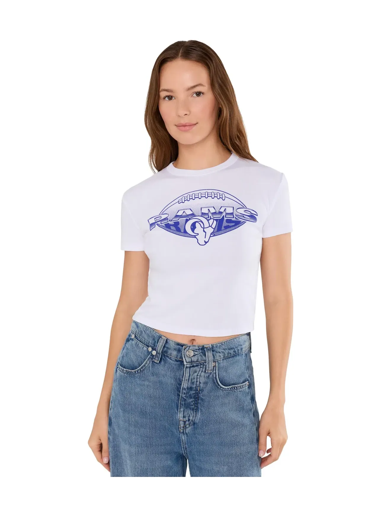 Детская футболка NFL Los Angeles Rams Repeat Junk Food Clothing — изображение 1 из 5, белый