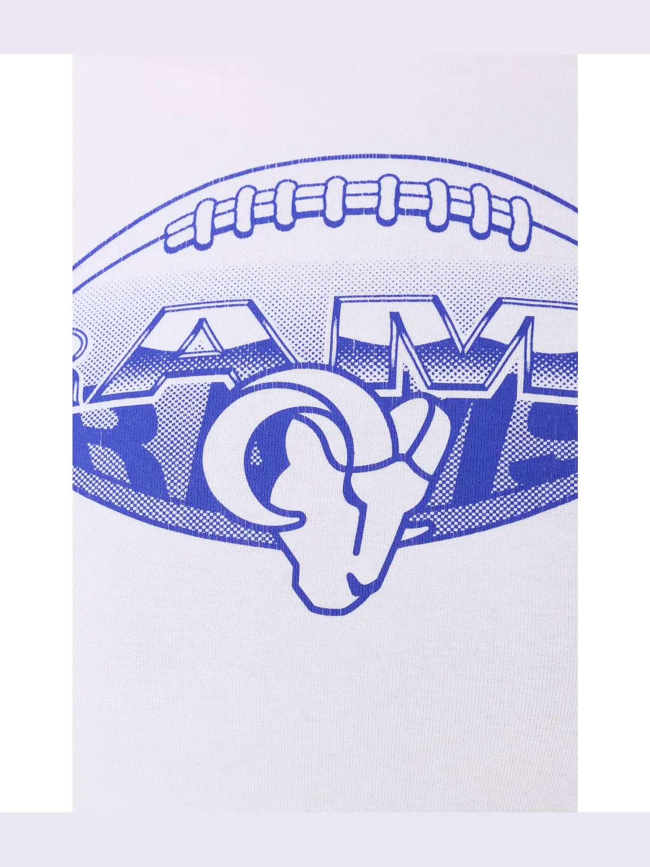Детская футболка NFL Los Angeles Rams Repeat Junk Food Clothing — изображение 5 из 5, белый