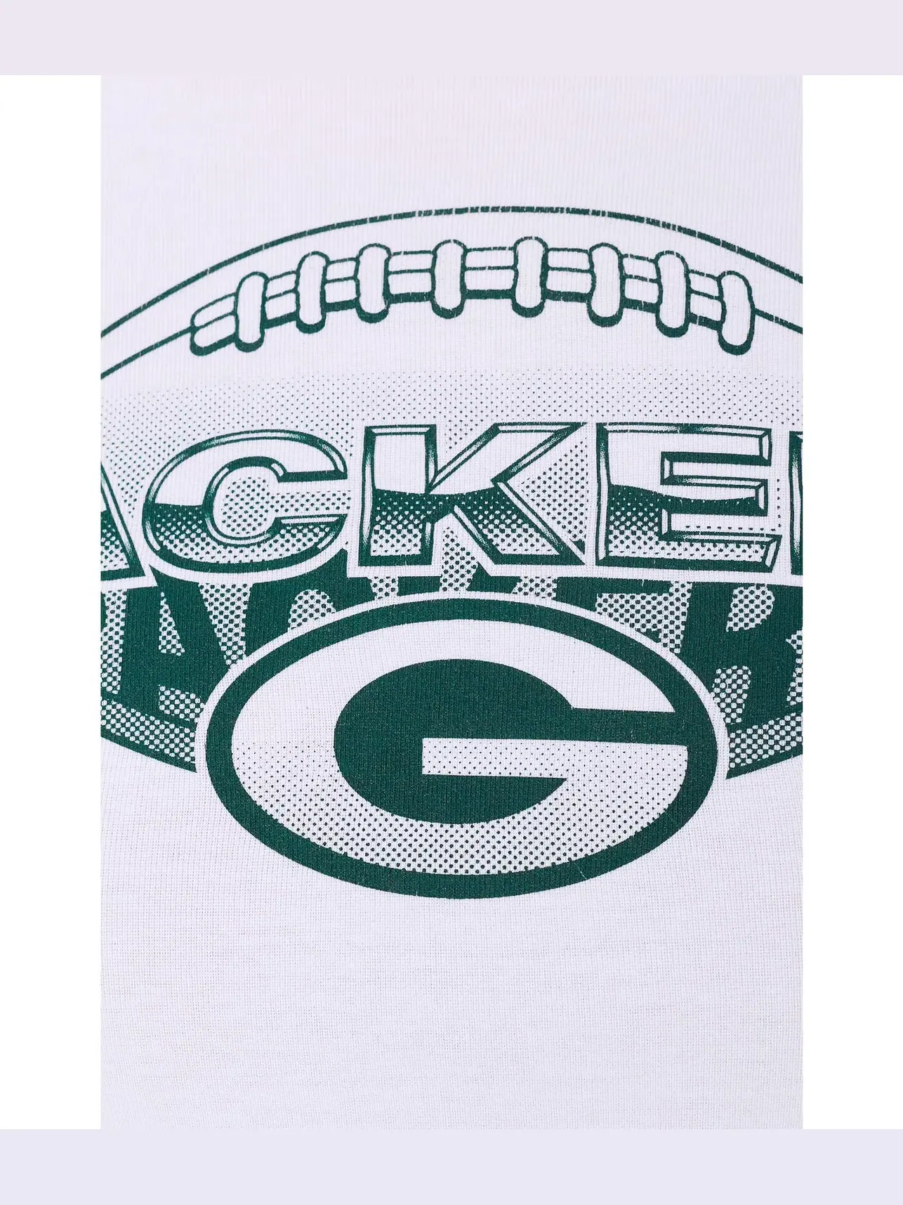 Детская футболка NFL Green Bay Packers Repeat Baby Tee Junk Food Clothing — изображение 5 из 5, белый