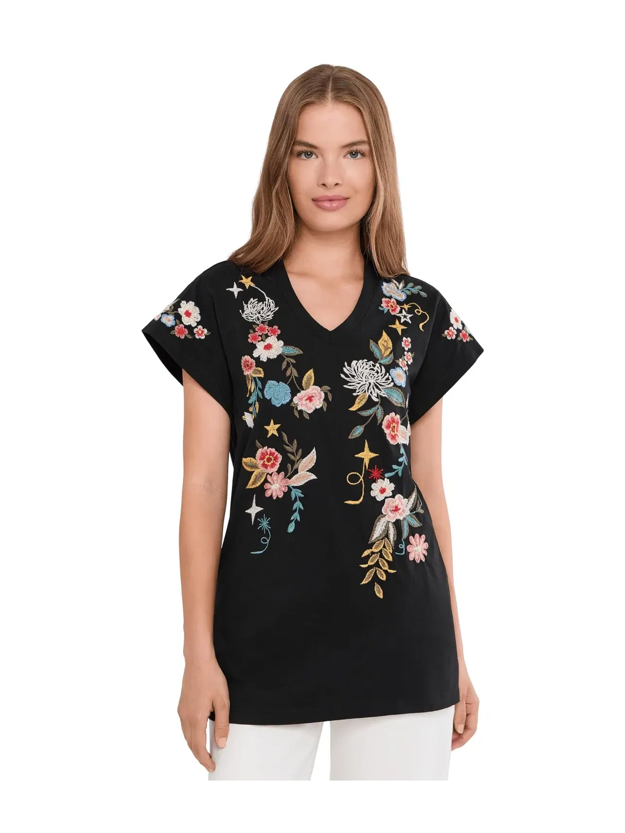 Футболка Aziza Tee Karyn Seo — изображение 1 из 5, черный