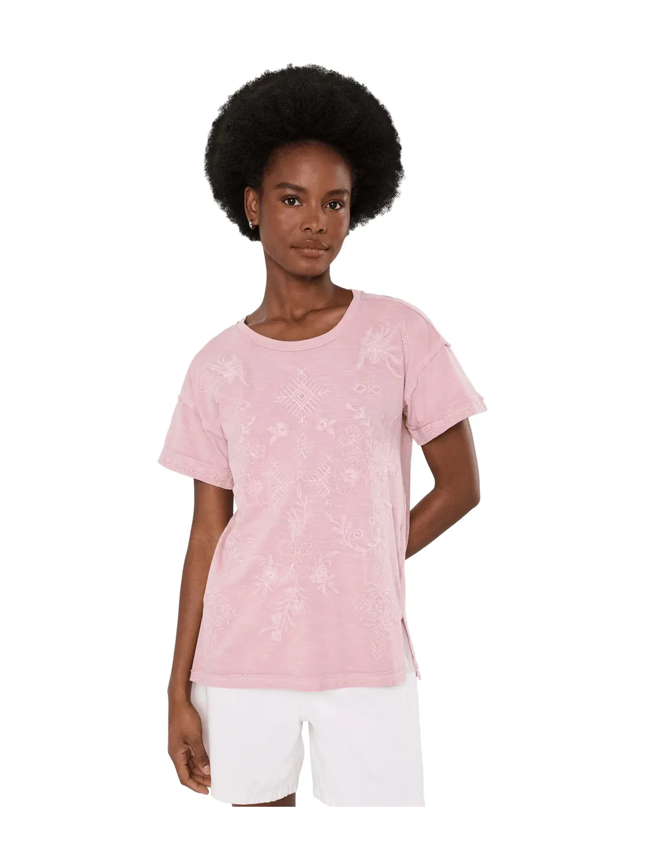 Футболка Luca Tee Karyn Seo — изображение 1 из 5, розовый
