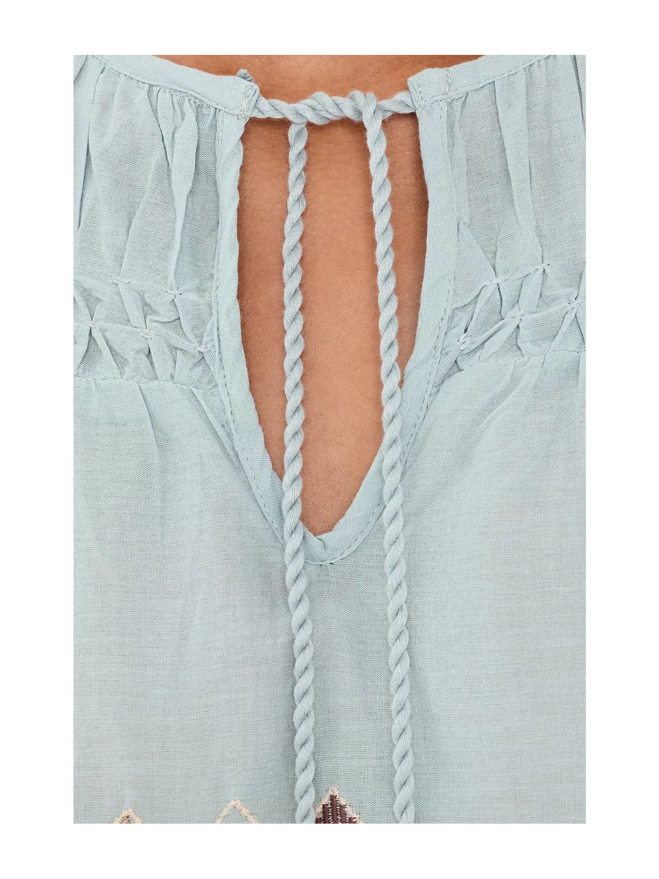 Блуза Kris Blouse Karyn Seo — изображение 5 из 5, синий