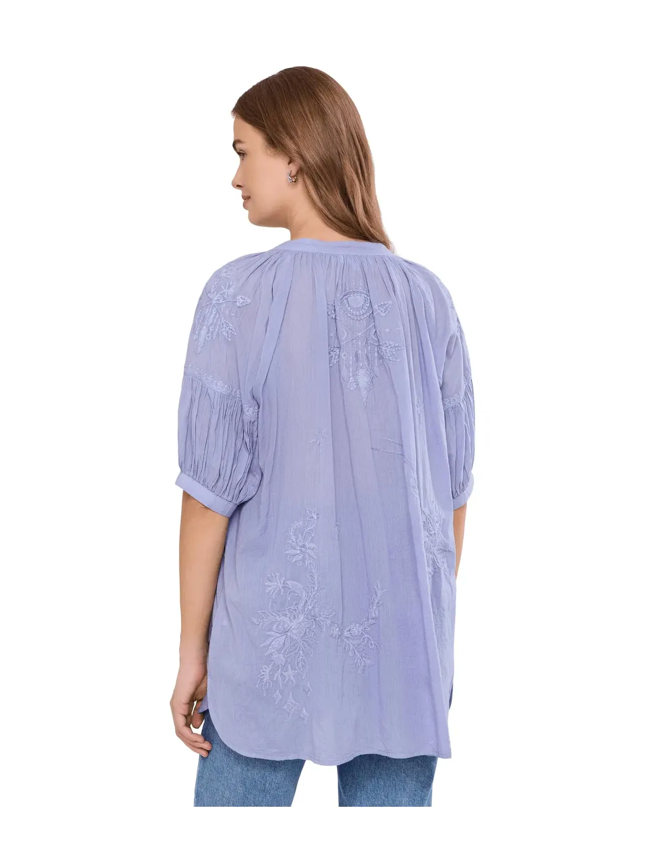 Блуза Elyssa Blouse Karyn Seo — изображение 4 из 5, синий
