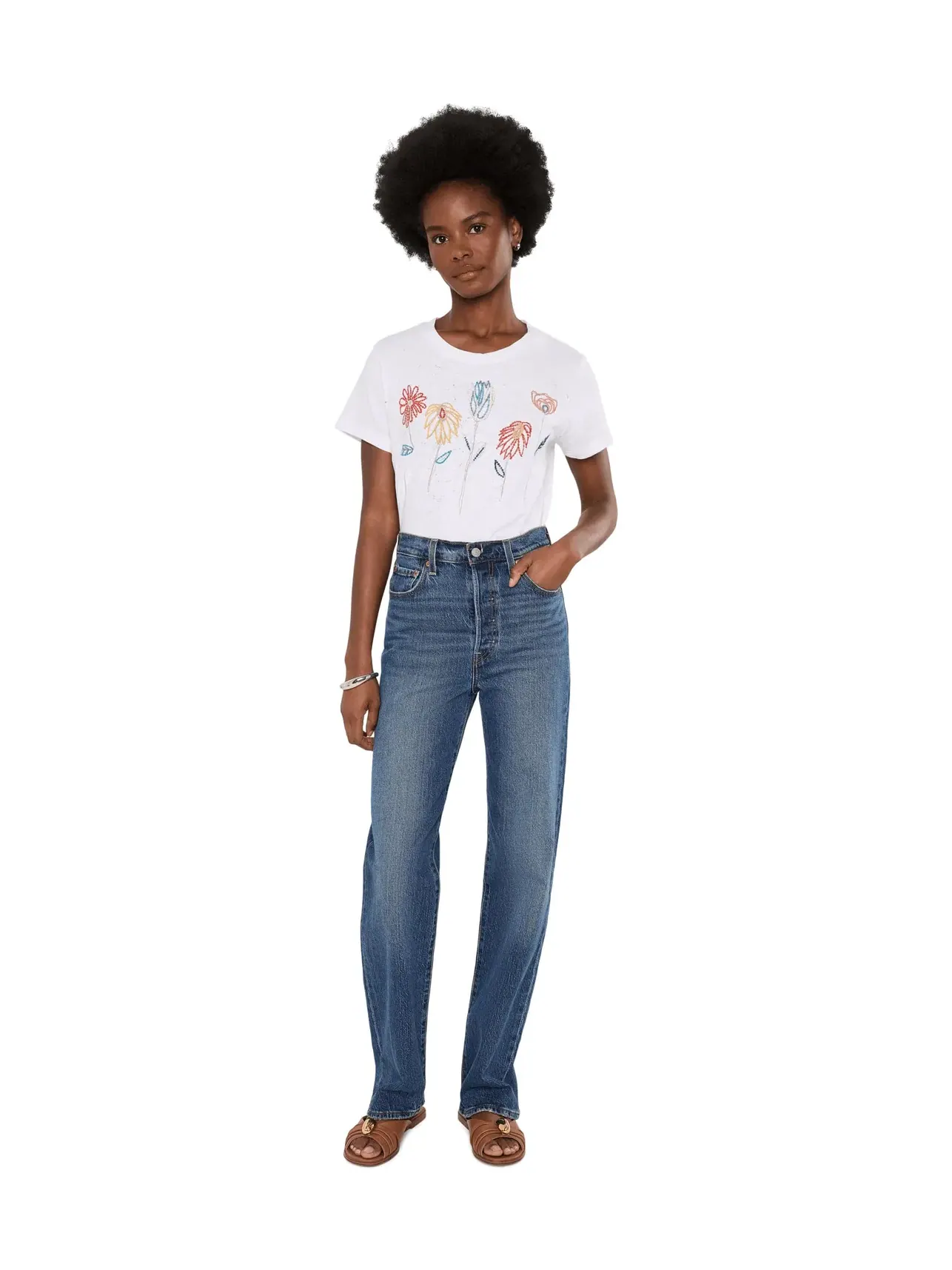 Футболка Malia Tee Karyn Seo — изображение 2 из 5, белый