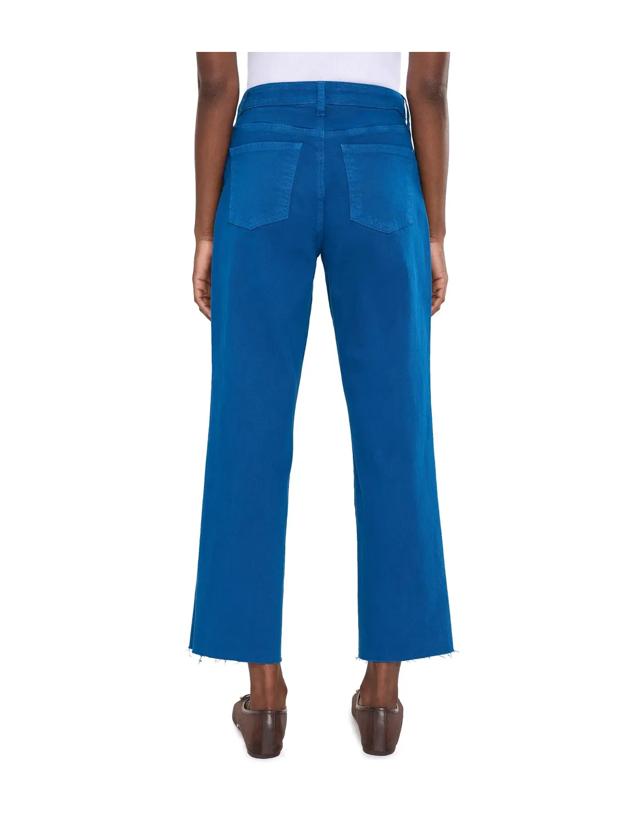 Джинсы широкие с завышенной посадкой Charlotte High-Rise Wide Leg Kut From The Kloth — изображение 4 из 5, серебристый