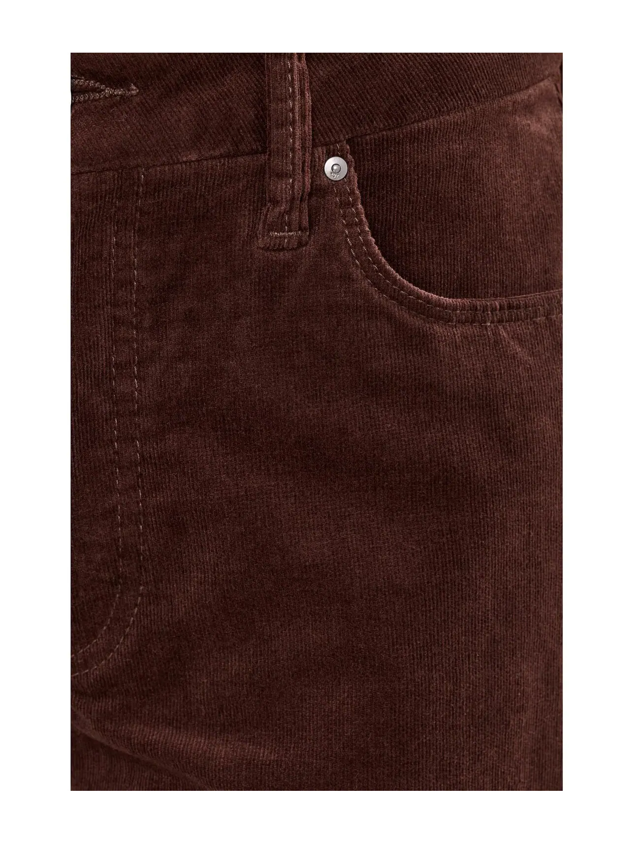 Джинсы Petite Meg Corduroy High-Rise Wide Leg Kut From The Kloth — изображение 5 из 5, трюфель
