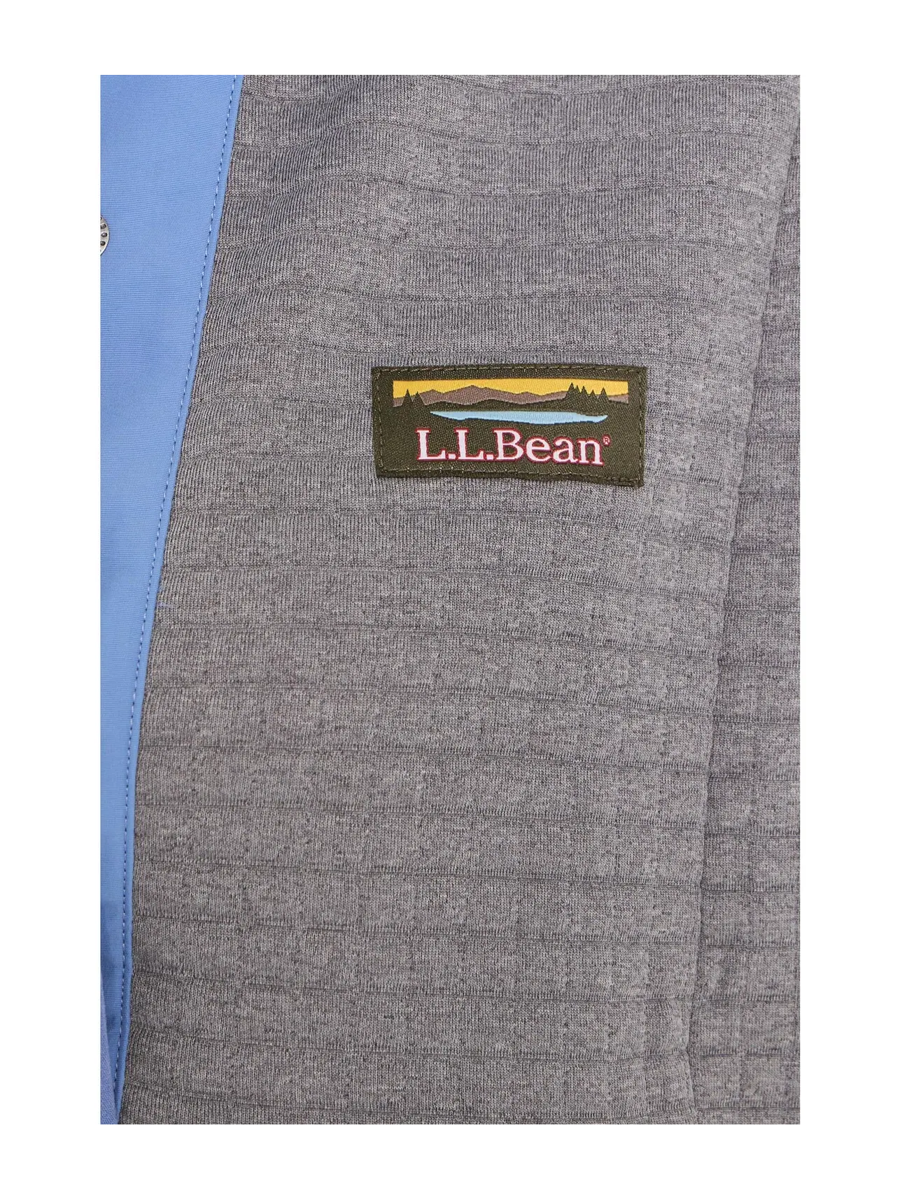 Пуловер Airlight Grid L.L.Bean — изображение 5 из 5, серый