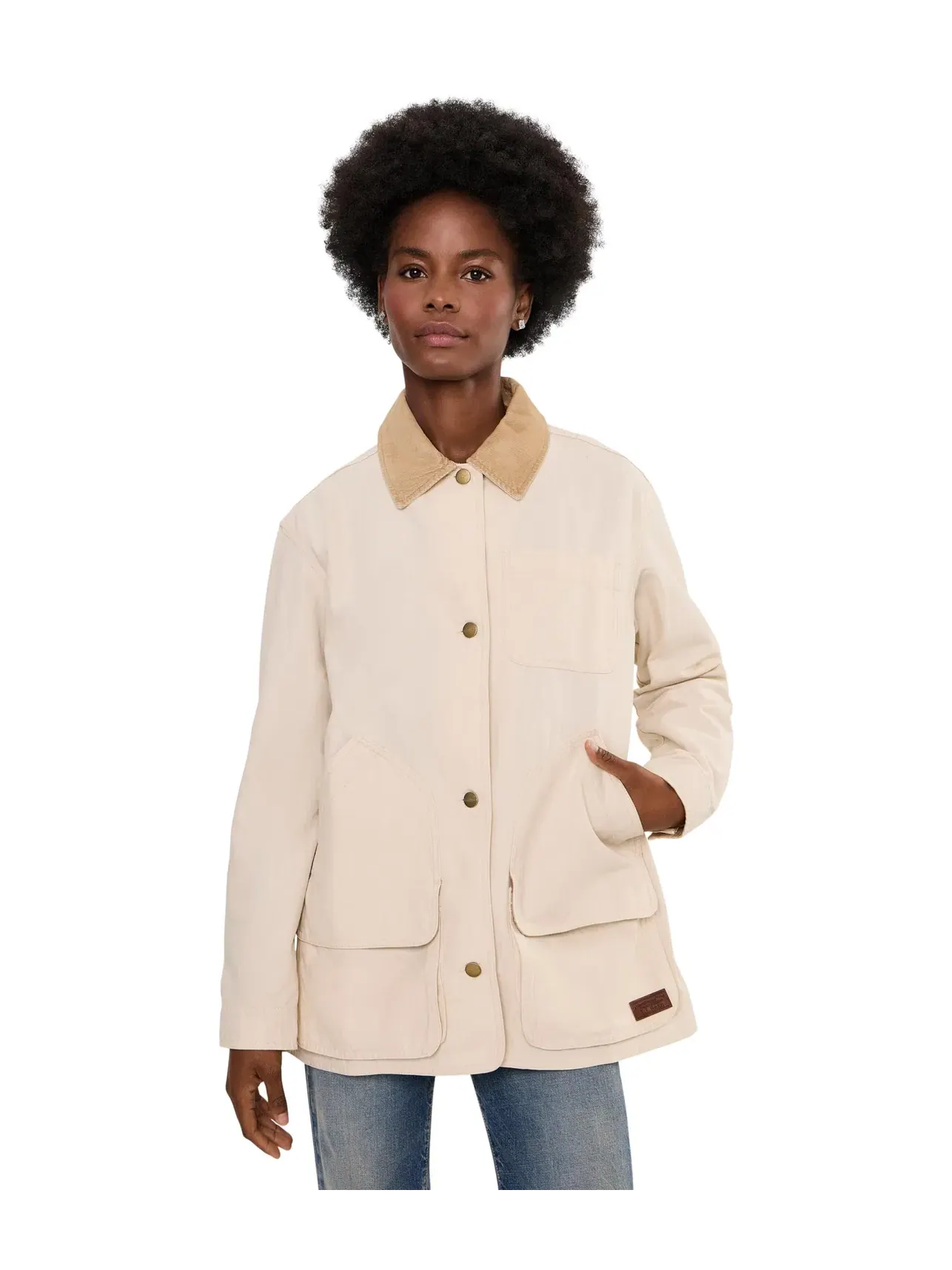 Легкое пальто в стиле сафари, стандартный крой Lightweight Field Coat Regular L.L.Bean — изображение 1 из 5, бледный хаки