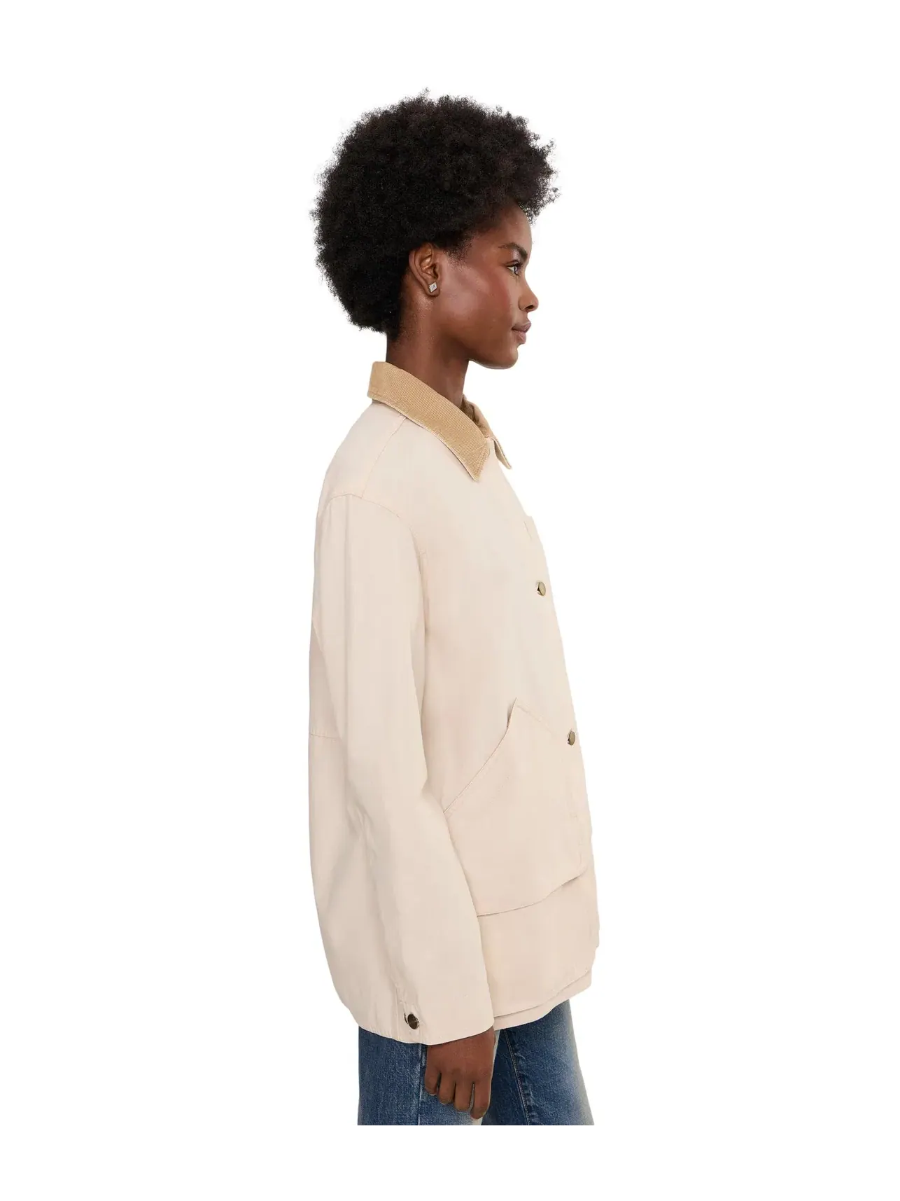 Легкое пальто в стиле сафари, стандартный крой Lightweight Field Coat Regular L.L.Bean — изображение 3 из 5, бледный хаки