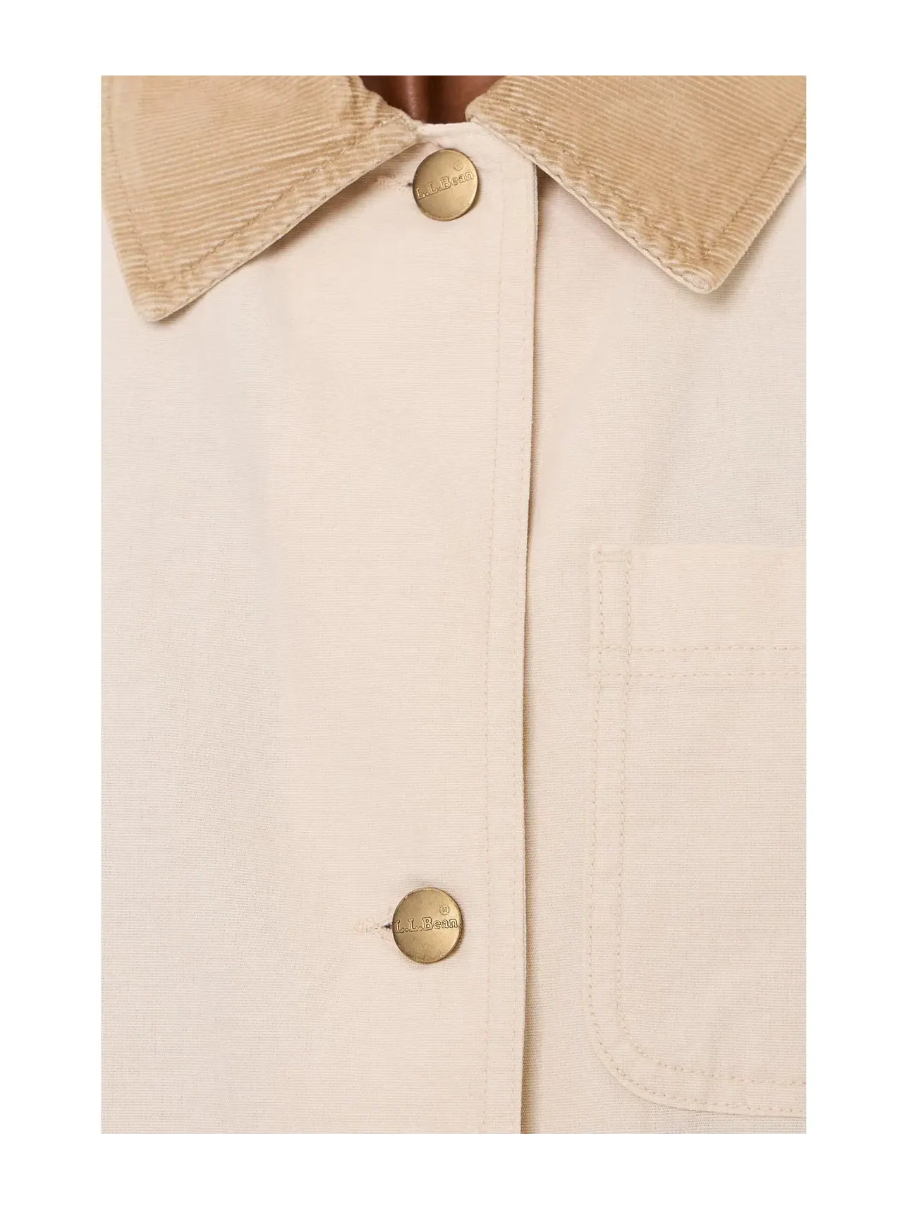 Легкое пальто в стиле сафари, стандартный крой Lightweight Field Coat Regular L.L.Bean — изображение 5 из 5, бледный хаки