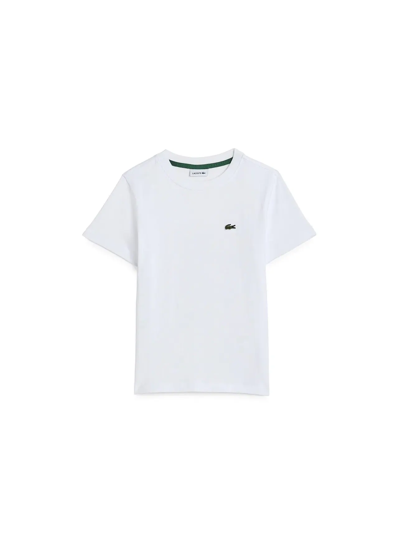 Классическая футболка (для детей постарше) Lacoste Kids — изображение 1 из 3, белый