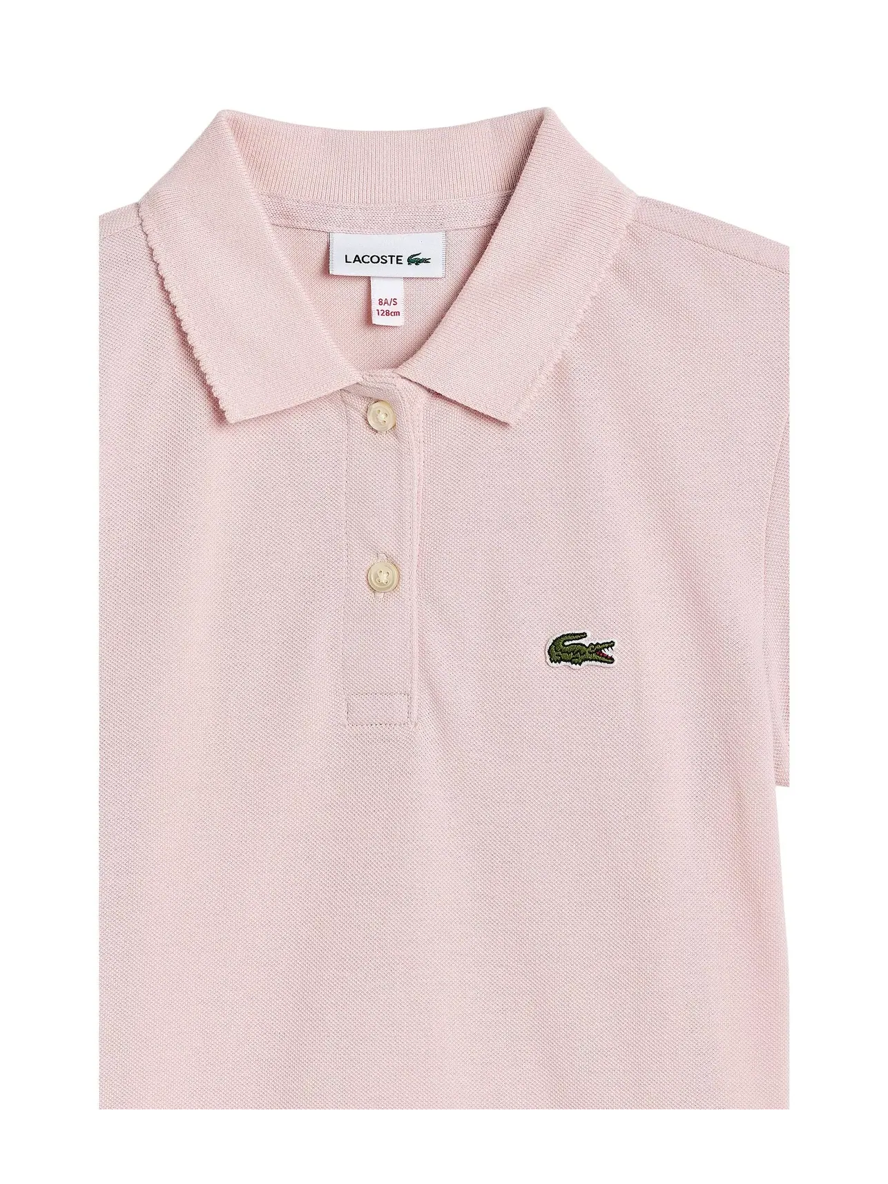 Поло с воротником-стойкой (для детей постарше) Lacoste Kids — изображение 3 из 3, центр
