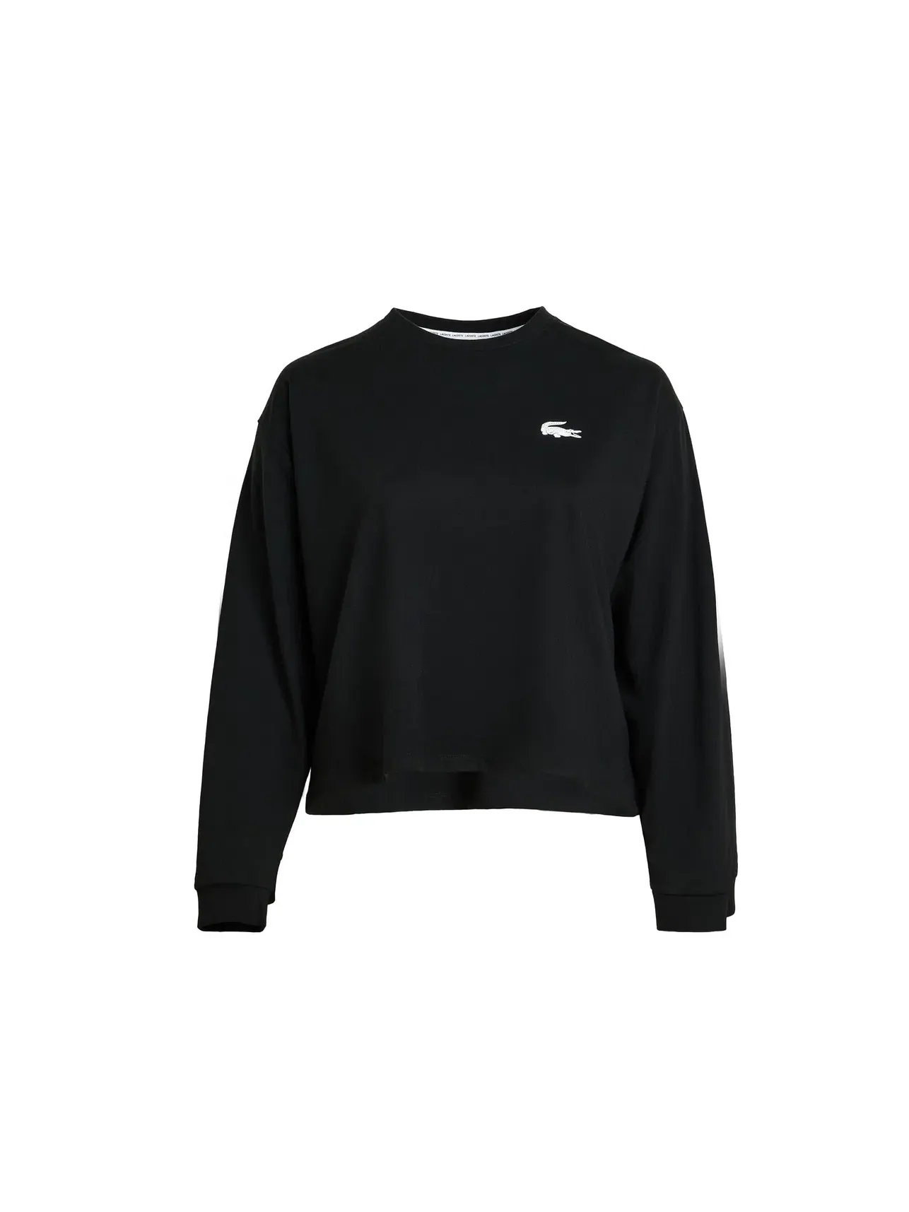 Флисовая домашняя толстовка Lacoste — изображение 1 из 3, черный/белый
