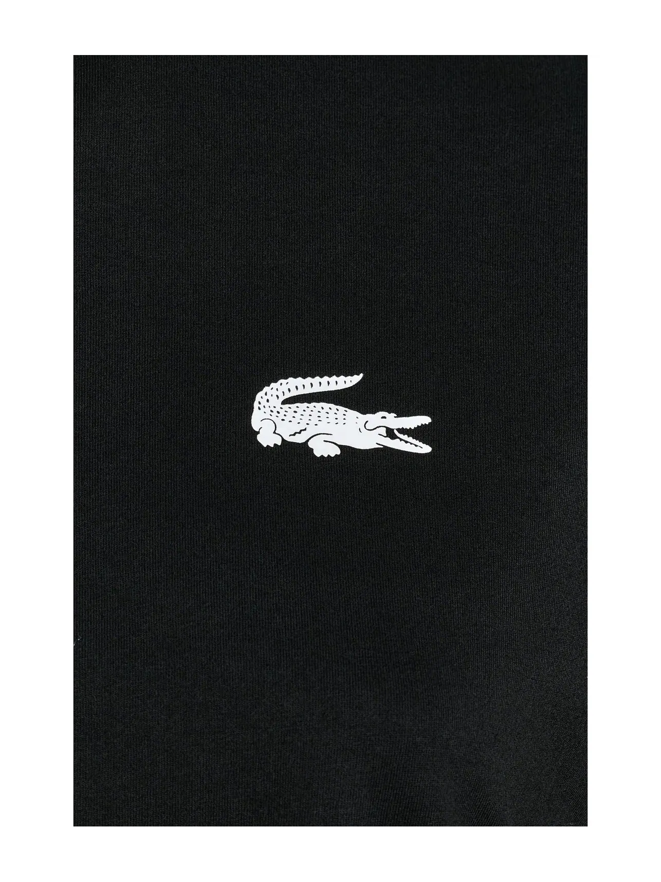 Флисовая домашняя толстовка Lacoste — изображение 3 из 3, черный/белый