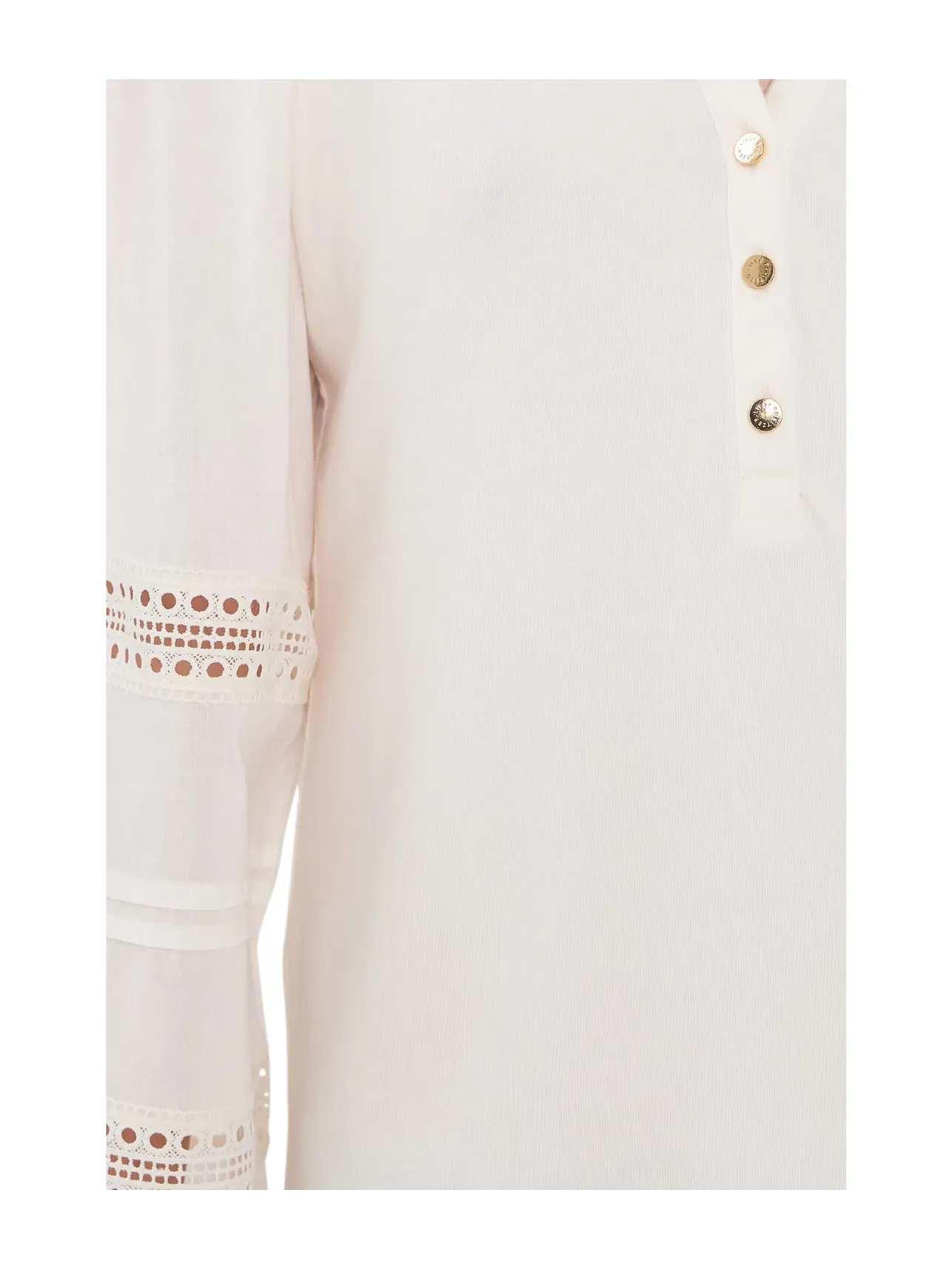 Трикотажный топ с длинным рукавом Ronson Long Sleeve Knit Top Lilly Pulitzer — изображение 5 из 5, кокос