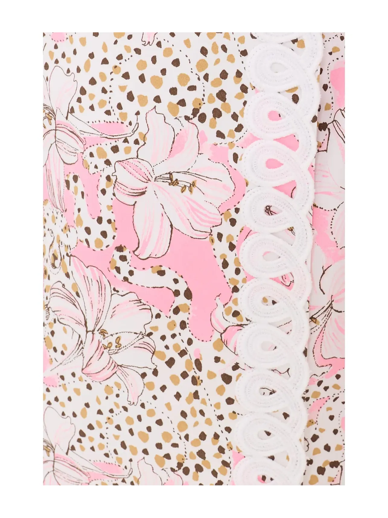 Платье-трапеция из стрейча Fresia Stretch Shift Lilly Pulitzer — изображение 5 из 5, розовый