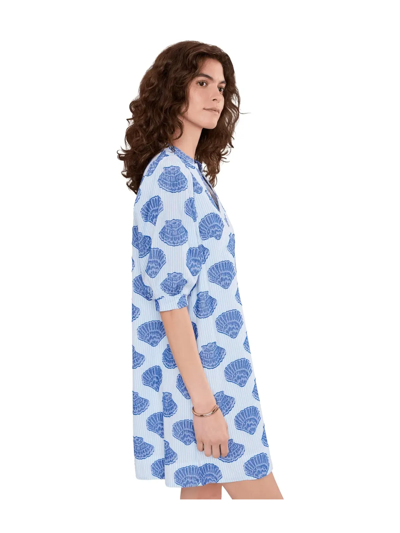Платье Mialeigh с рукавами до локтя Lilly Pulitzer — изображение 3 из 5, синий