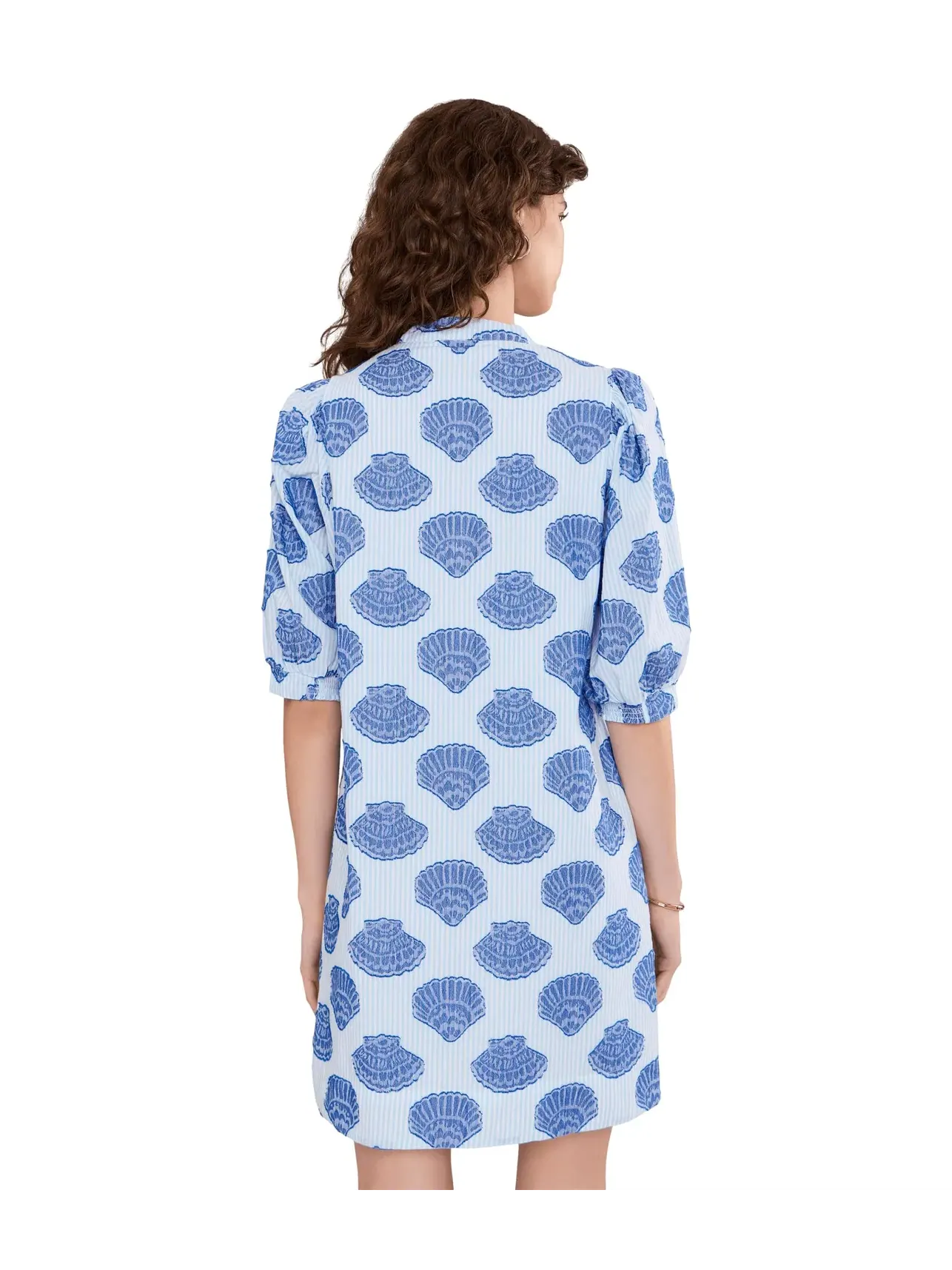 Платье Mialeigh с рукавами до локтя Lilly Pulitzer — изображение 4 из 5, синий
