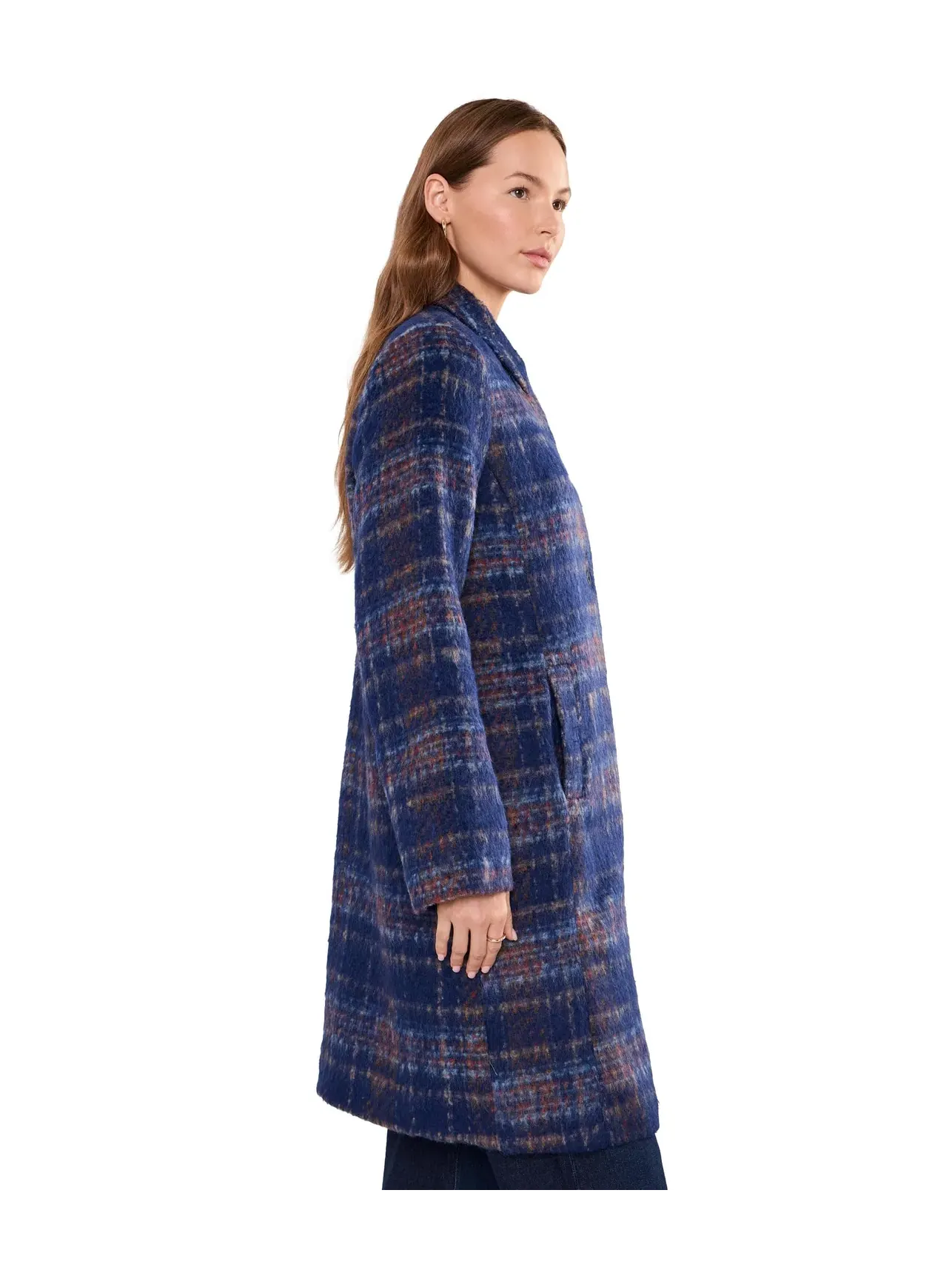 Пальто-качели Swing Coat Liverpool Los Angeles — изображение 2 из 2, темно-синий мульти