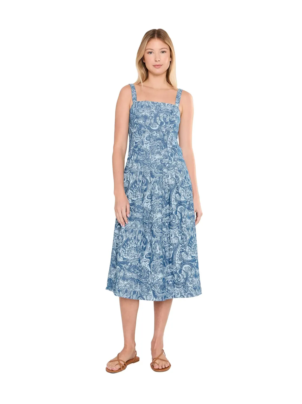 Платье миди Calloway Lilly Pulitzer — изображение 1 из 5, индиго