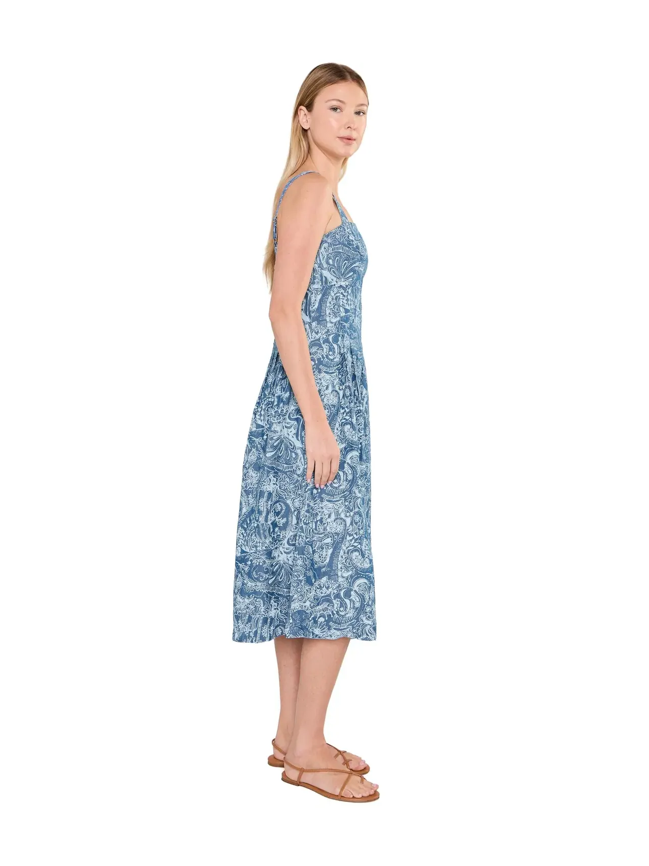 Платье миди Calloway Lilly Pulitzer — изображение 3 из 5, индиго