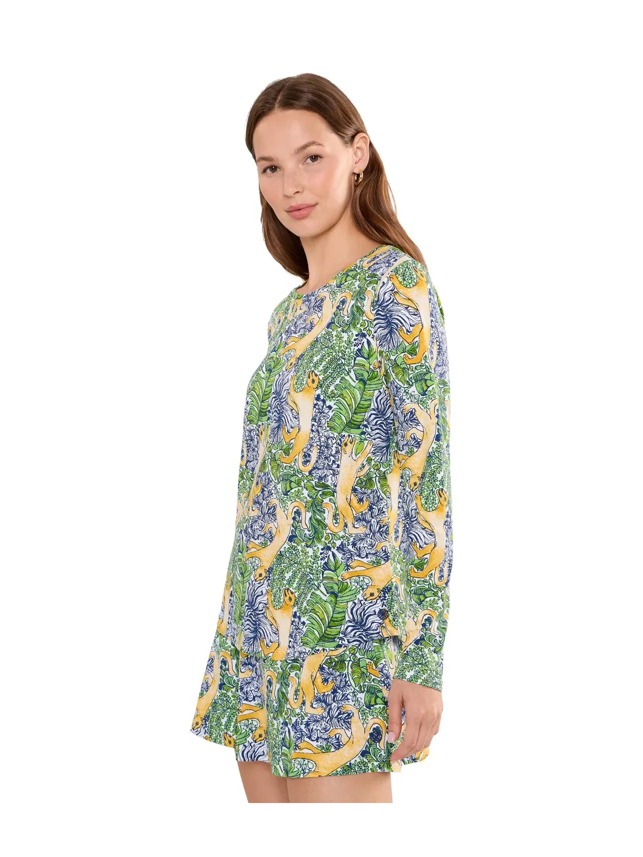 Футболка с длинным рукавом Westley для активного отдыха Lilly Pulitzer — изображение 3 из 5, мульти