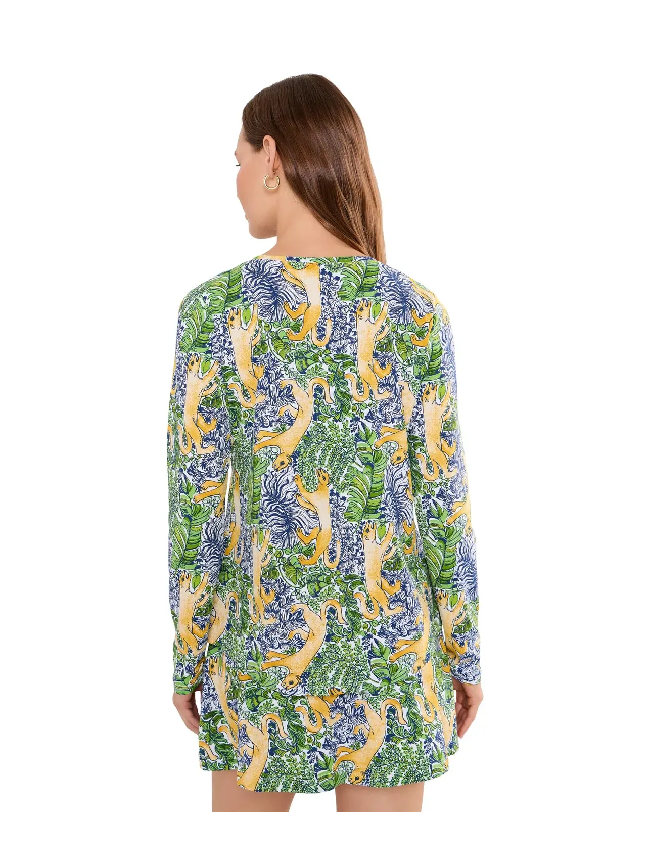 Футболка с длинным рукавом Westley для активного отдыха Lilly Pulitzer — изображение 4 из 5, мульти