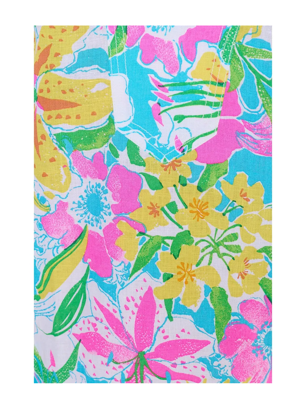 Платье-туника из льна Annadetta Lilly Pulitzer — изображение 5 из 5, мульти