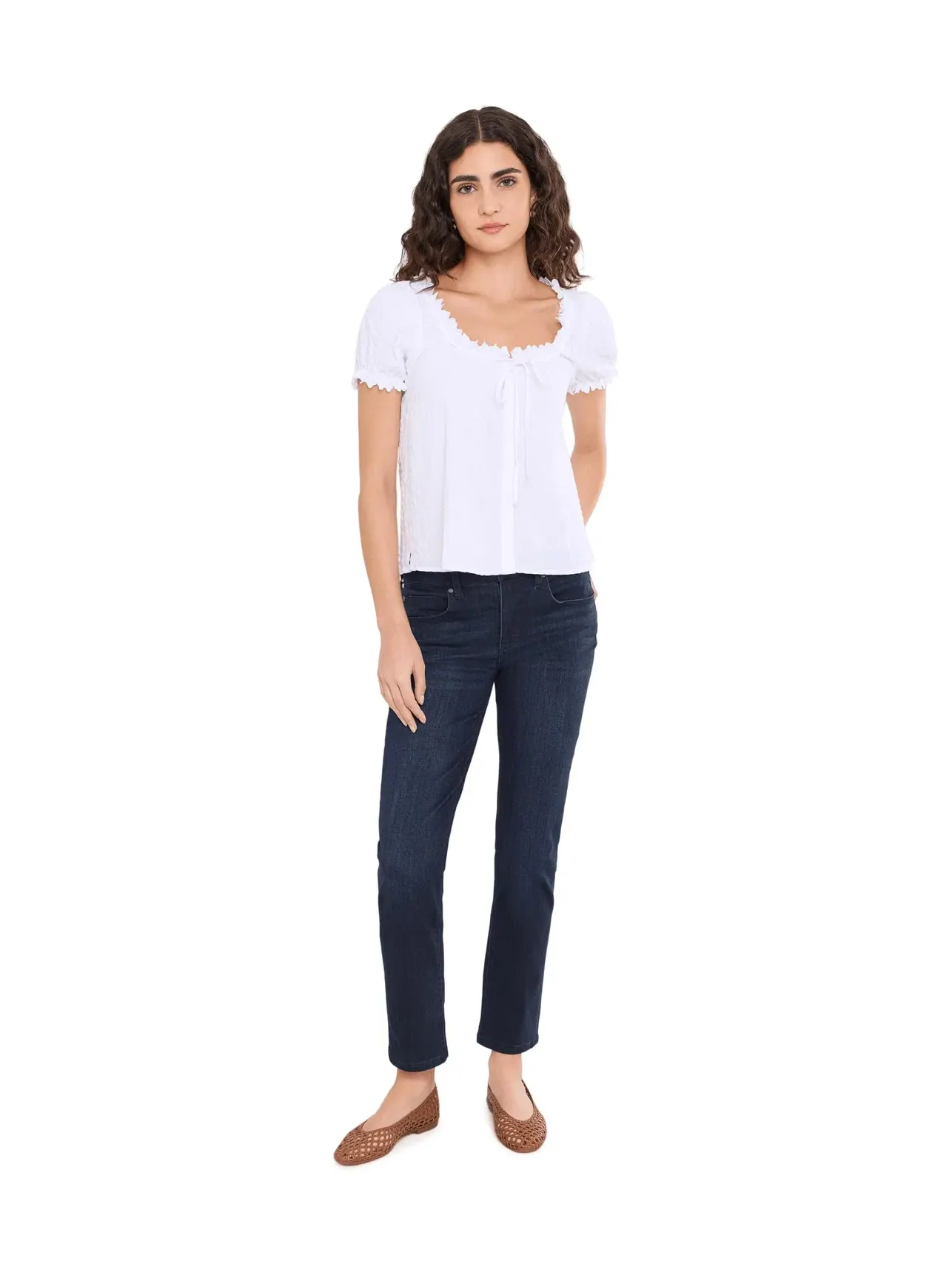 Джинсы Rowan Low Rise Comfort Waist Slim Jeans 28" Liverpool Los Angeles — изображение 2 из 5, синий