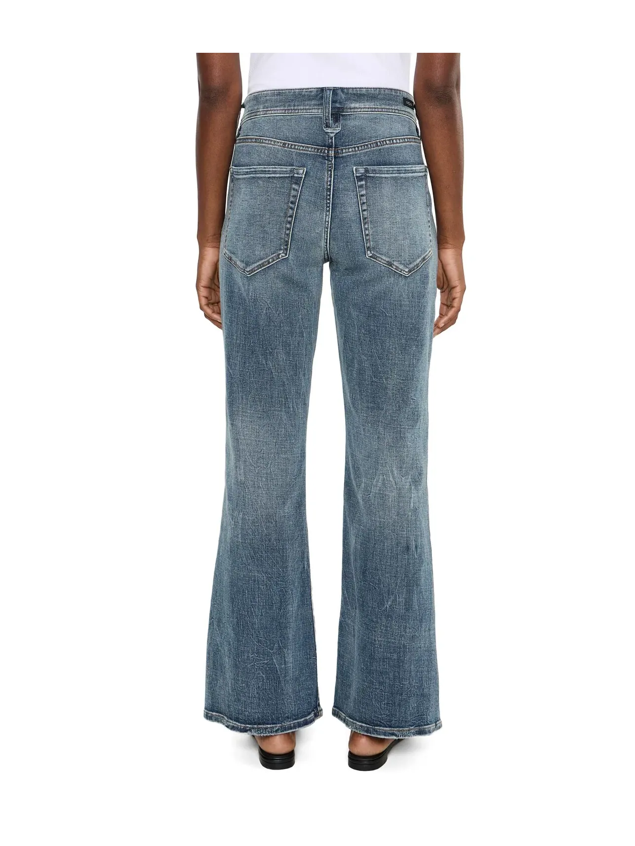 Джинсы Dakota Mid-Rise Loose Flare Liverpool Los Angeles — изображение 4 из 5, розовый