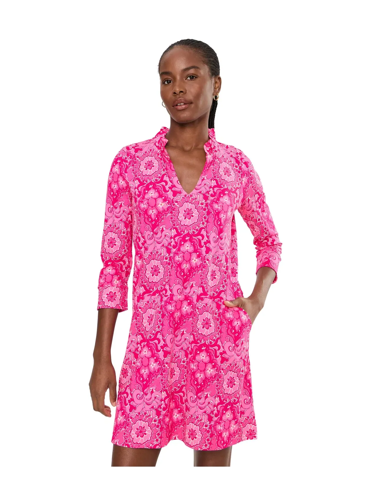 Платье Аннели Lilly Pulitzer — изображение 1 из 5, розовый