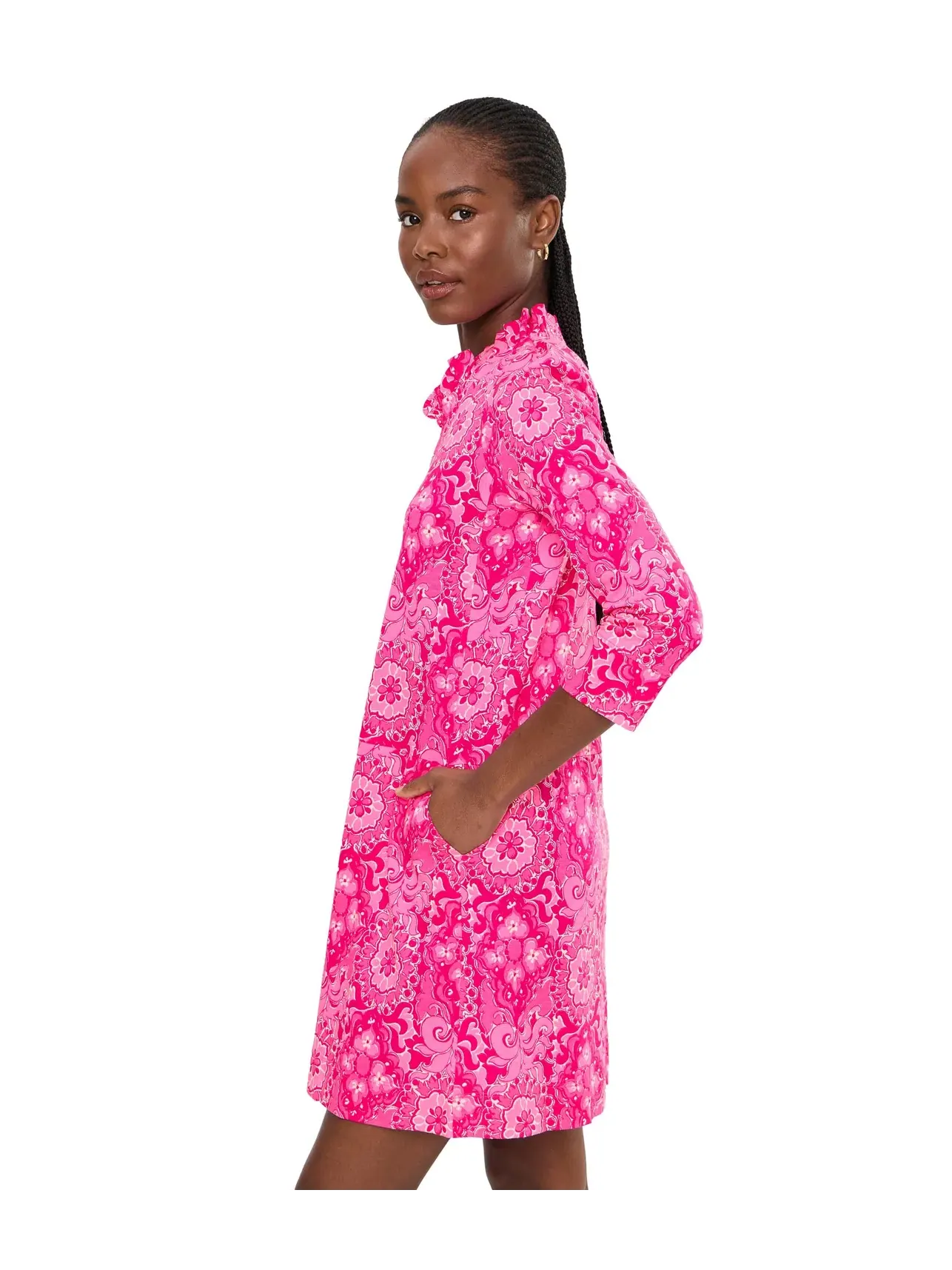 Платье Аннели Lilly Pulitzer — изображение 3 из 5, розовый