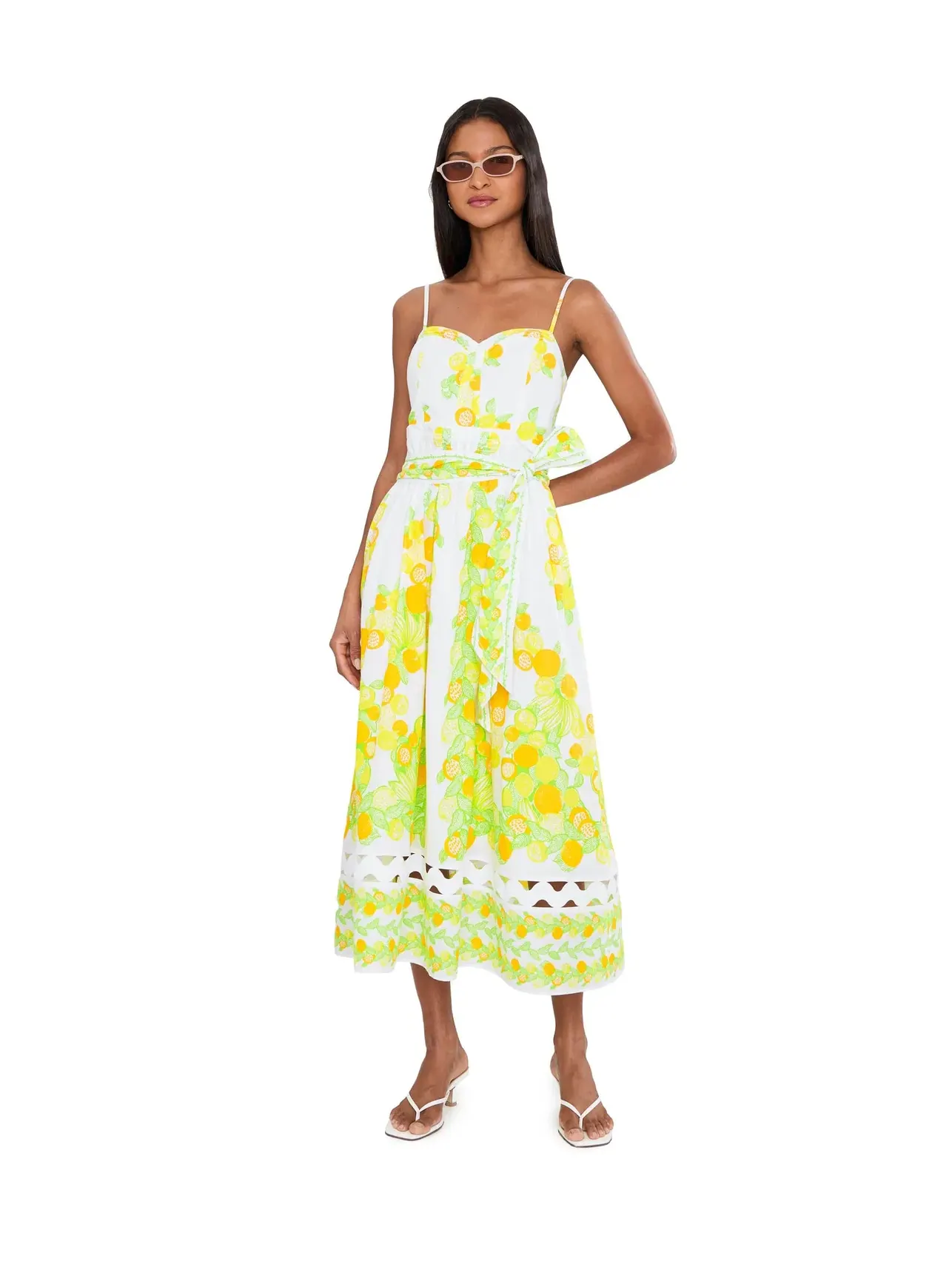Платье миди Katina Lilly Pulitzer — изображение 2 из 5, белый