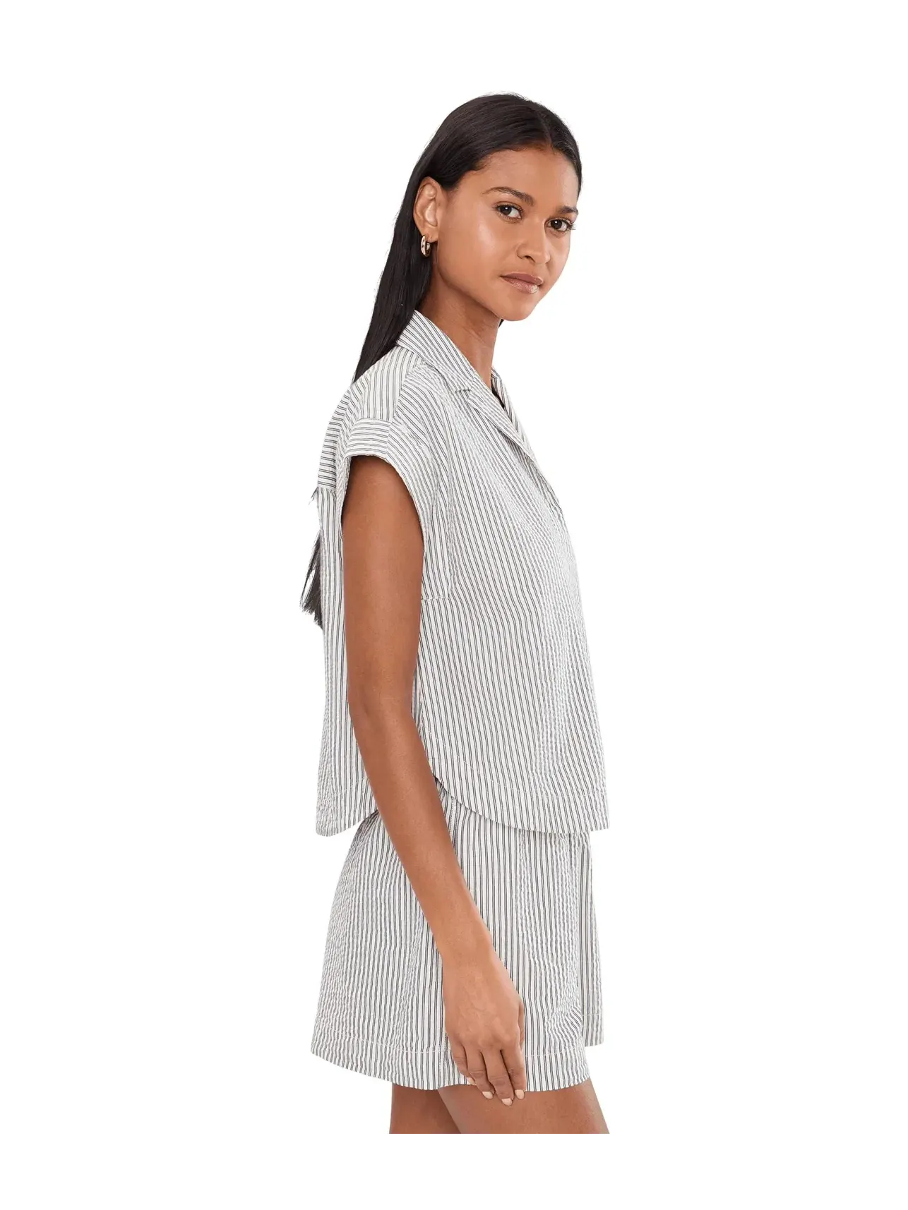 Рубашка Mindy - из жатой ткани. Madewell — изображение 3 из 5