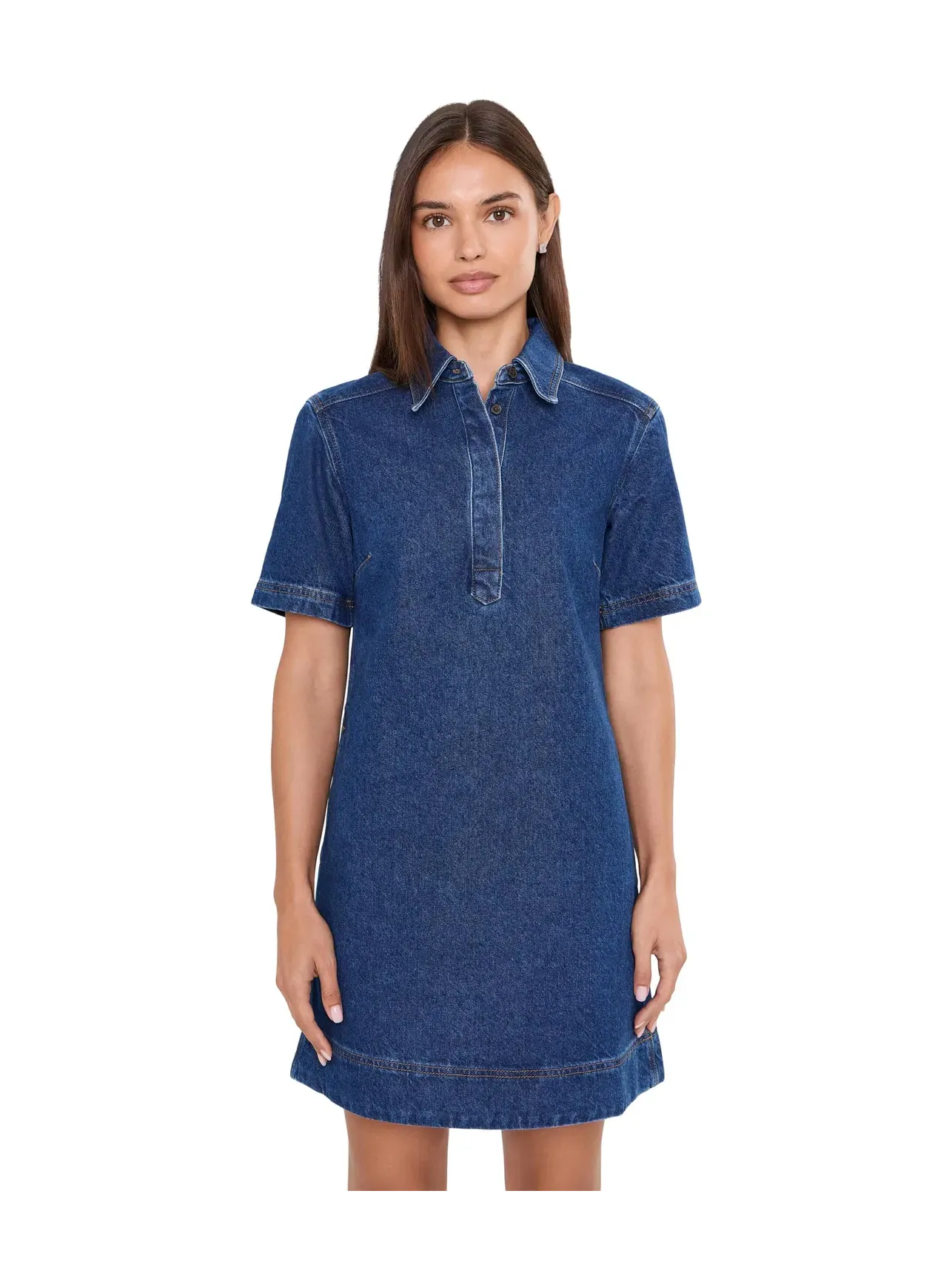 Платье-поло Madewell — изображение 1 из 5, синий