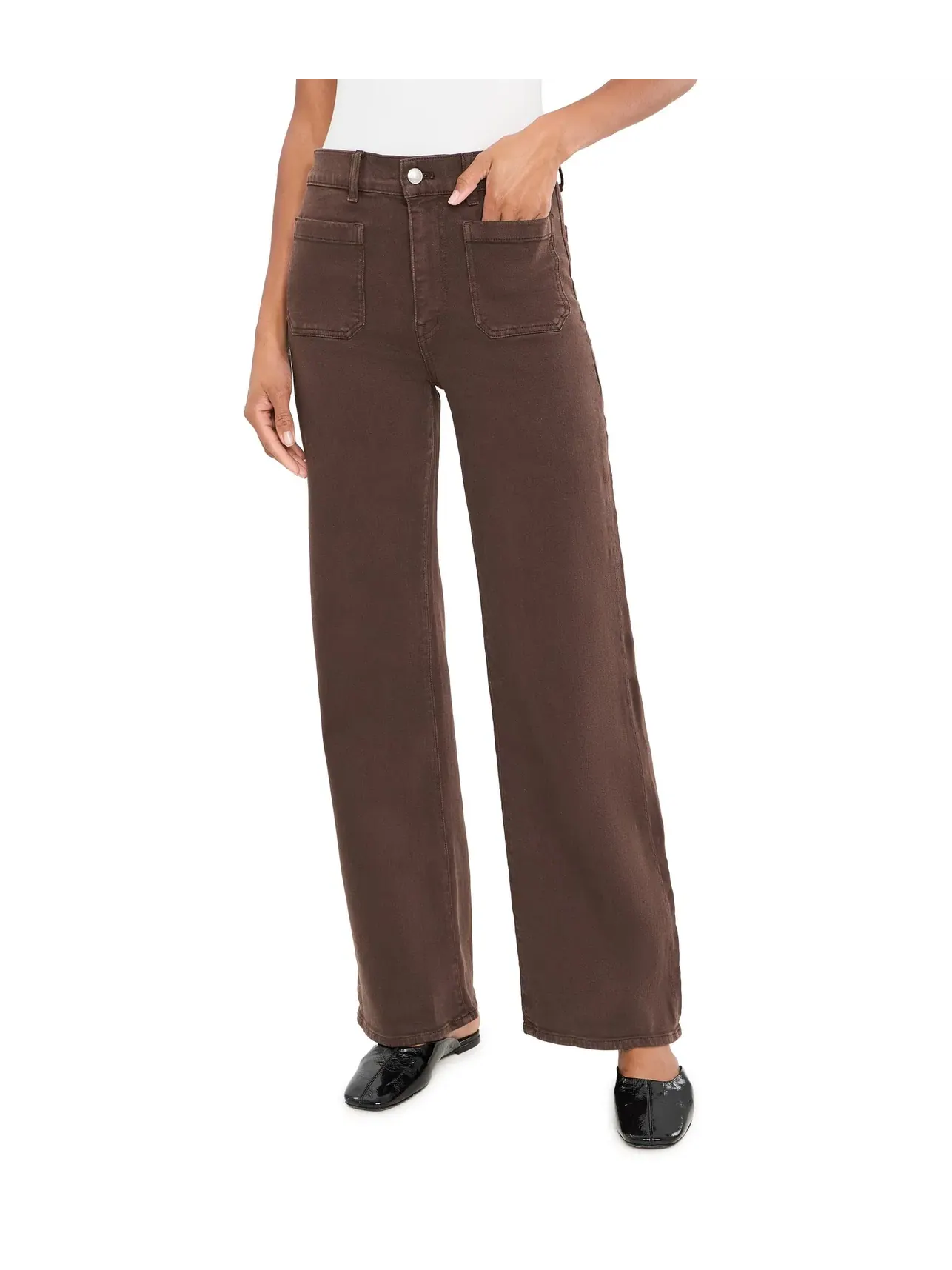 Брюки The Emmy Pants - Cone Oasis Madewell — изображение 1 из 5, карабовый