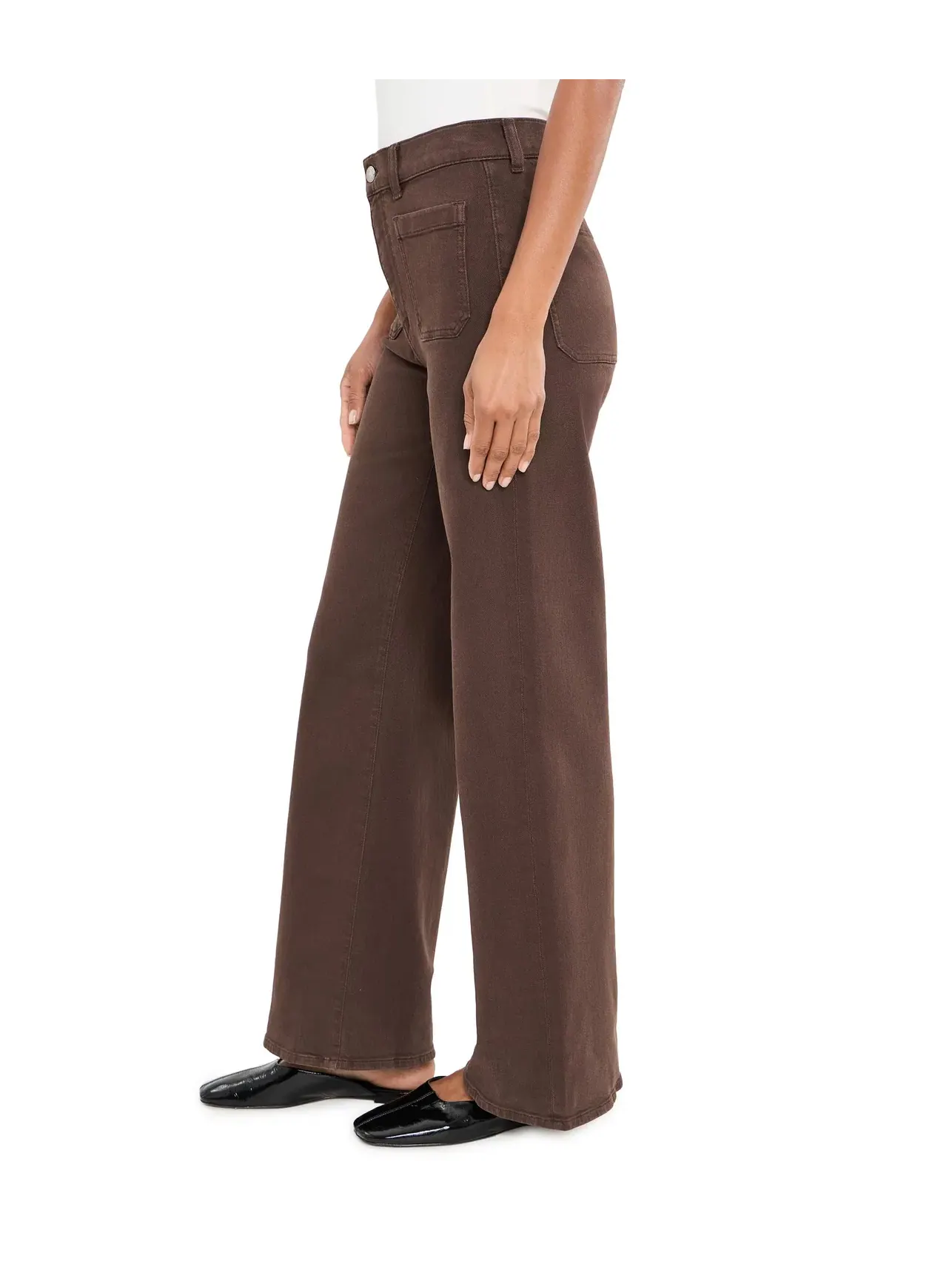 Брюки The Emmy Pants - Cone Oasis Madewell — изображение 3 из 5, карабовый