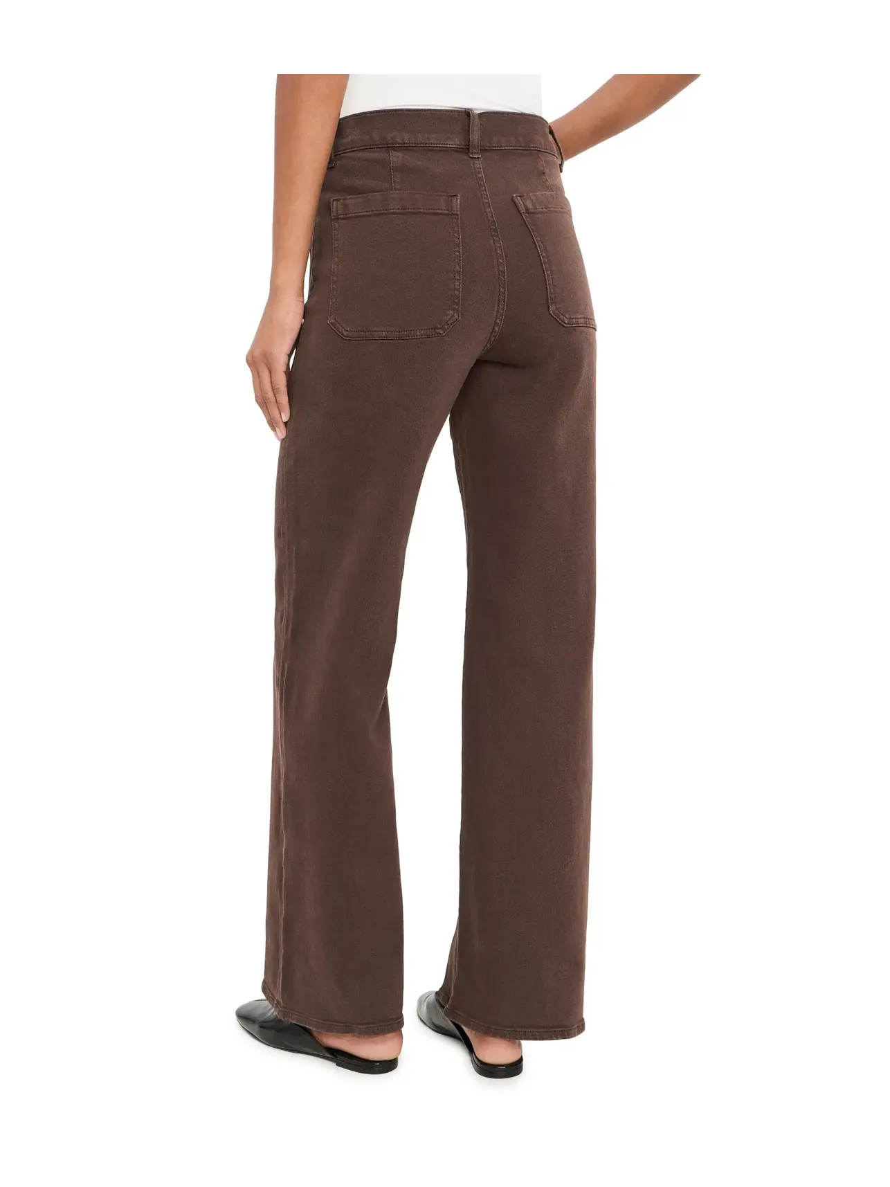 Брюки The Emmy Pants - Cone Oasis Madewell — изображение 4 из 5, карабовый