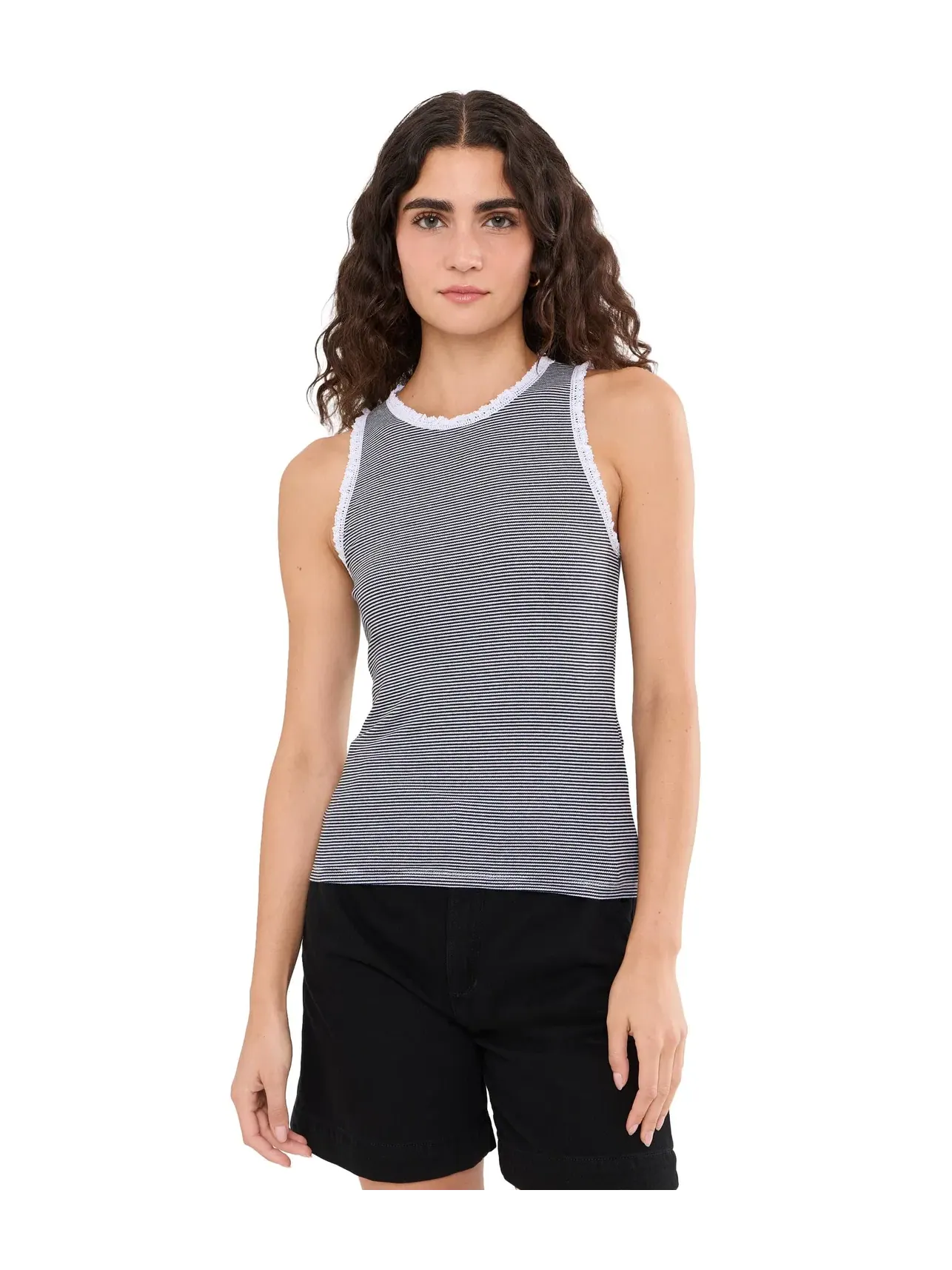 Топ-майка Bliss Tank Madewell — изображение 1 из 5, черный