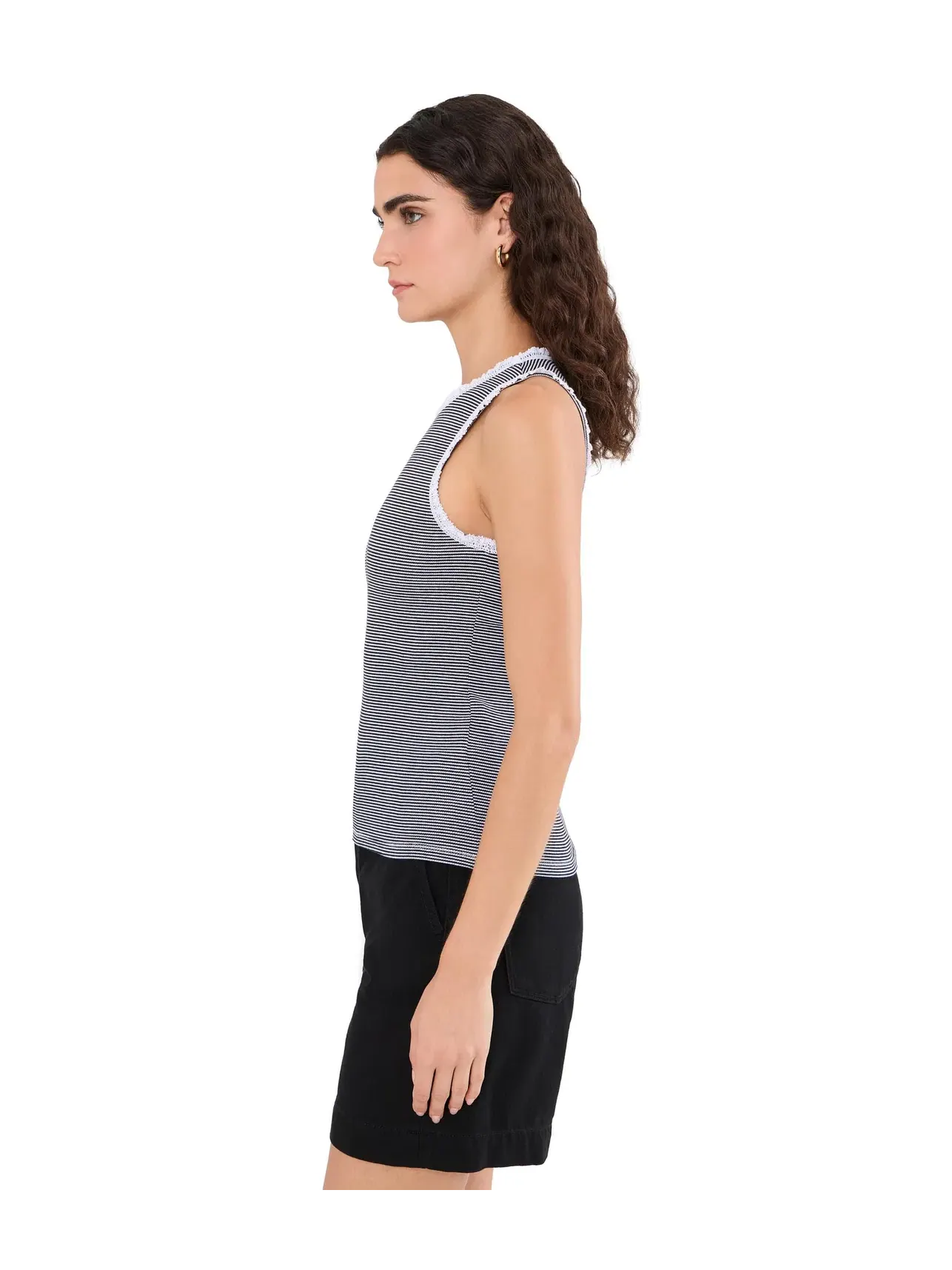 Топ-майка Bliss Tank Madewell — изображение 3 из 5, черный