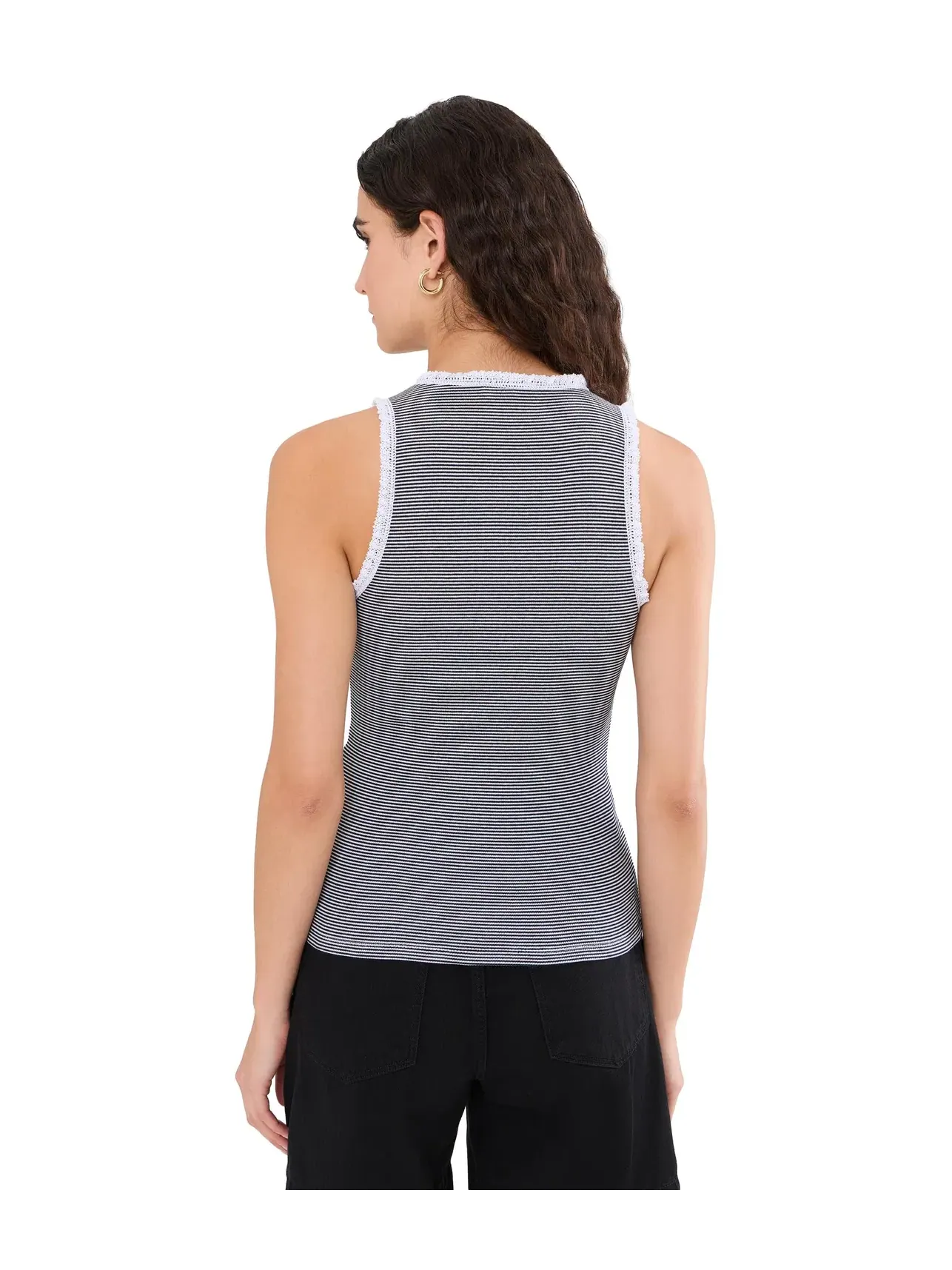 Топ-майка Bliss Tank Madewell — изображение 4 из 5, черный