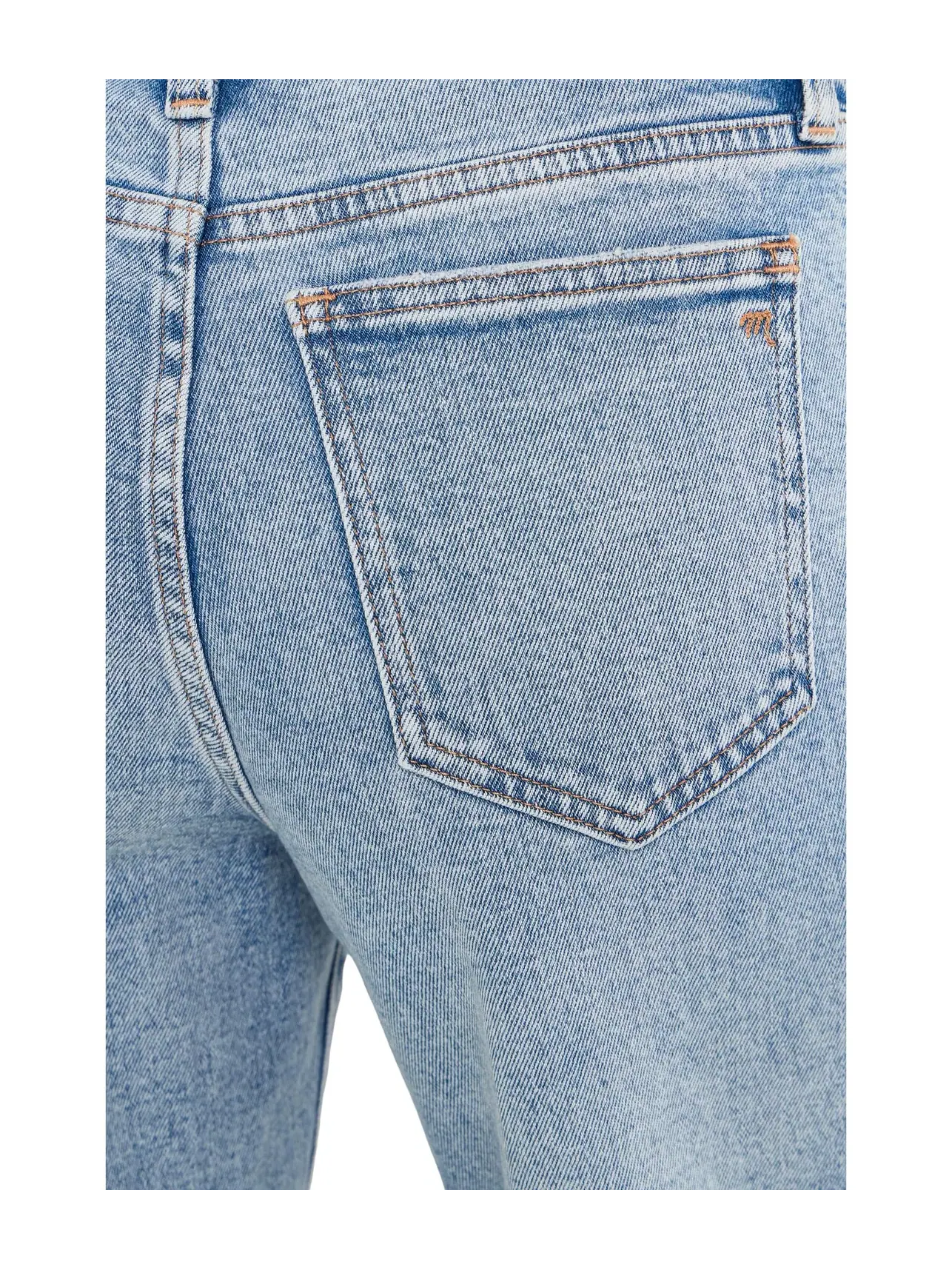 Джинсы Pv Wide Full in Length in Raebrook Wash Madewell — изображение 5 из 5, серый
